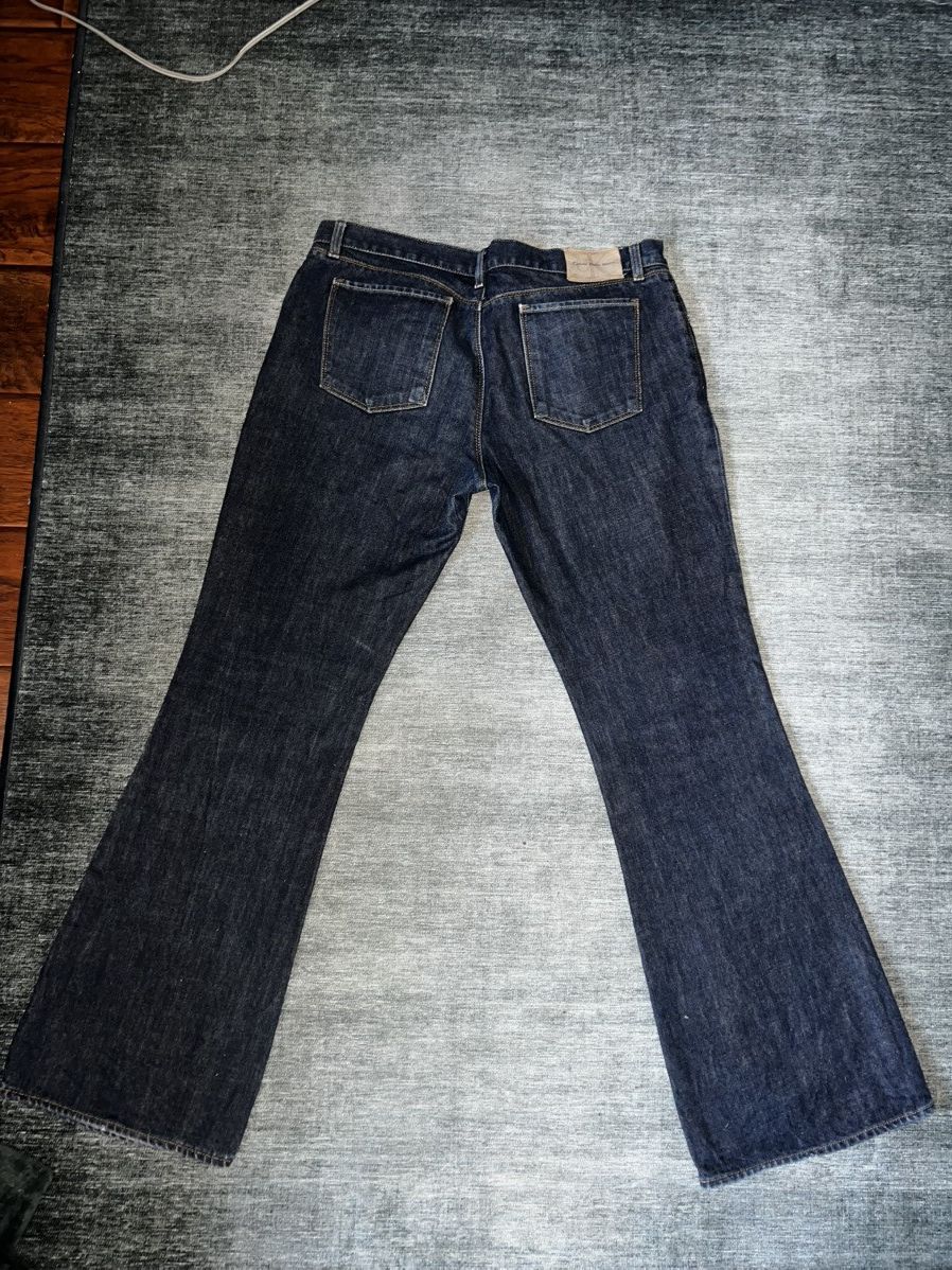 Calvin Klein × Vintage Vintage CALVIN KLEIN Jeans Flared Dark Blue Size US 34 / EU 50 - 2 Thumbnail