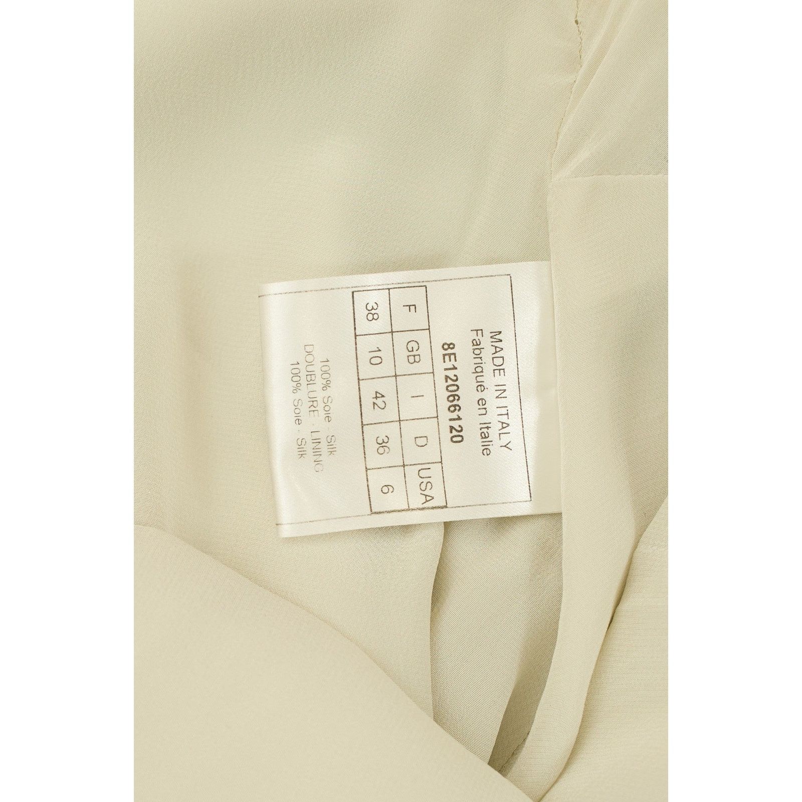 Dior S/S 2018 Silk Ivory White Dress Size M / US 6-8 / IT 42-44 - 5 Thumbnail