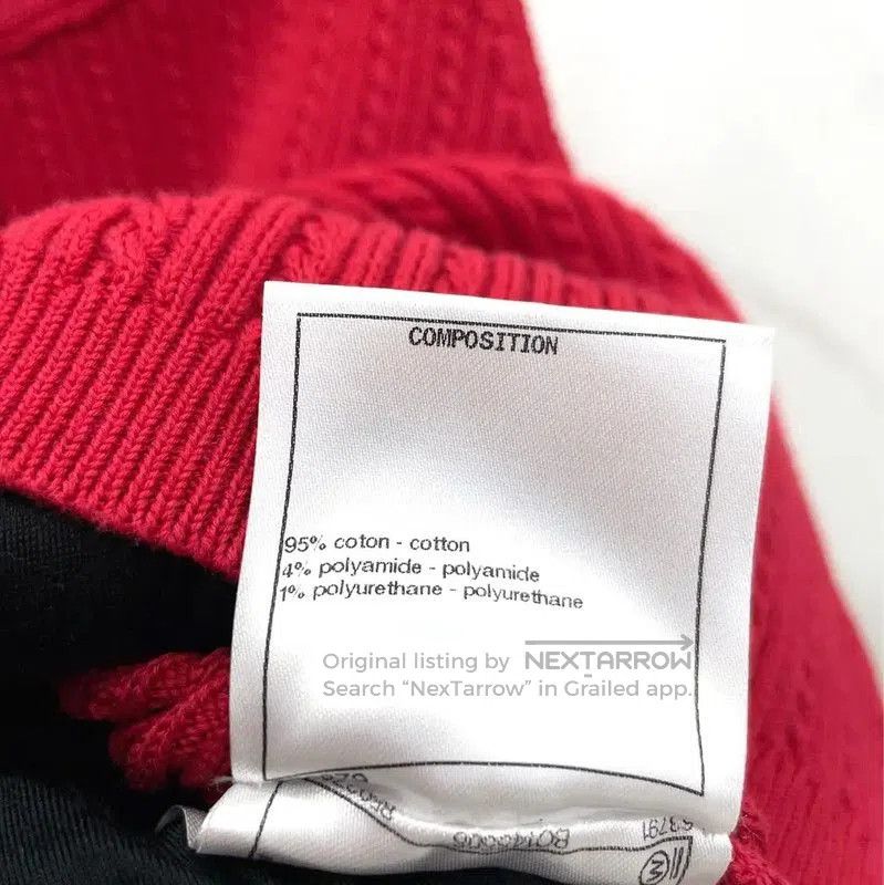 Chanel Chanel Red Cotton Blend Women's Pullover . Size S / US 4 / IT 40 - 9 Thumbnail