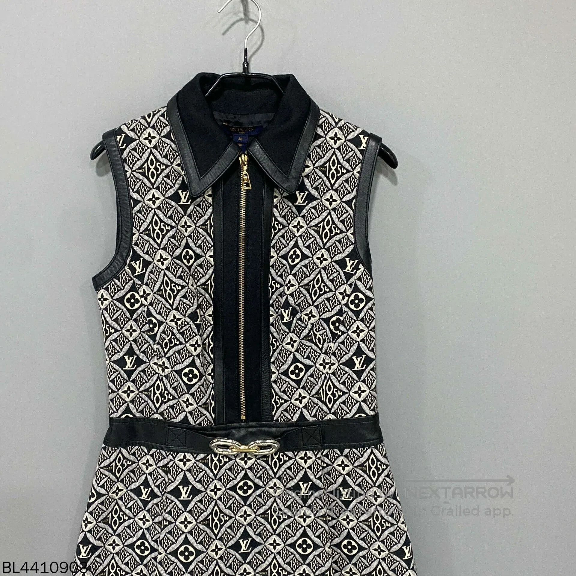 Louis Vuitton 1854 Collection Monogram Print Dress Louis Vuitton. Size XS / US 0-2 / IT 36-38 - 2 Thumbnail