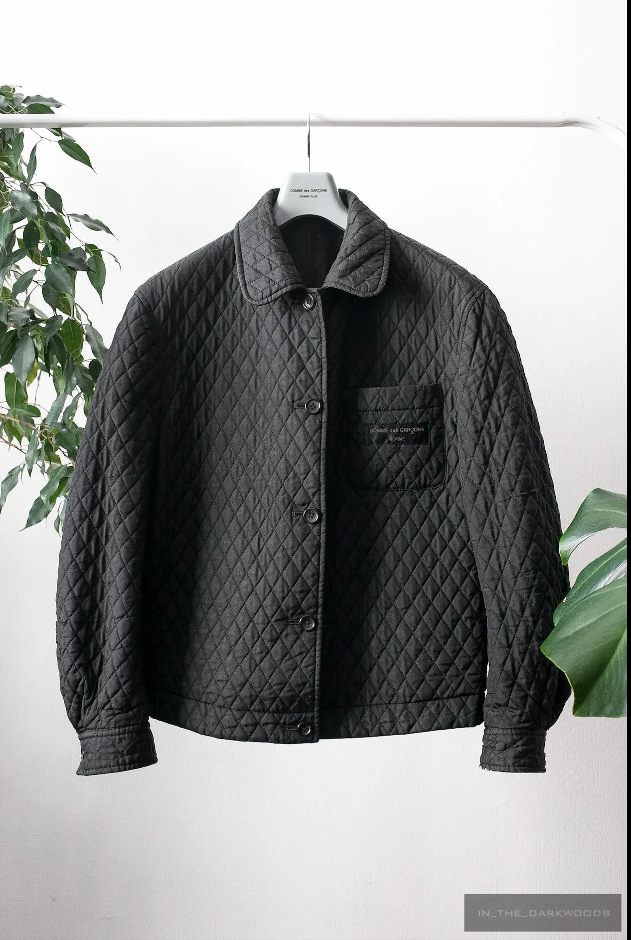 美品19SS コムデ ギャルソン オム プリュス セットアップ 黒424O