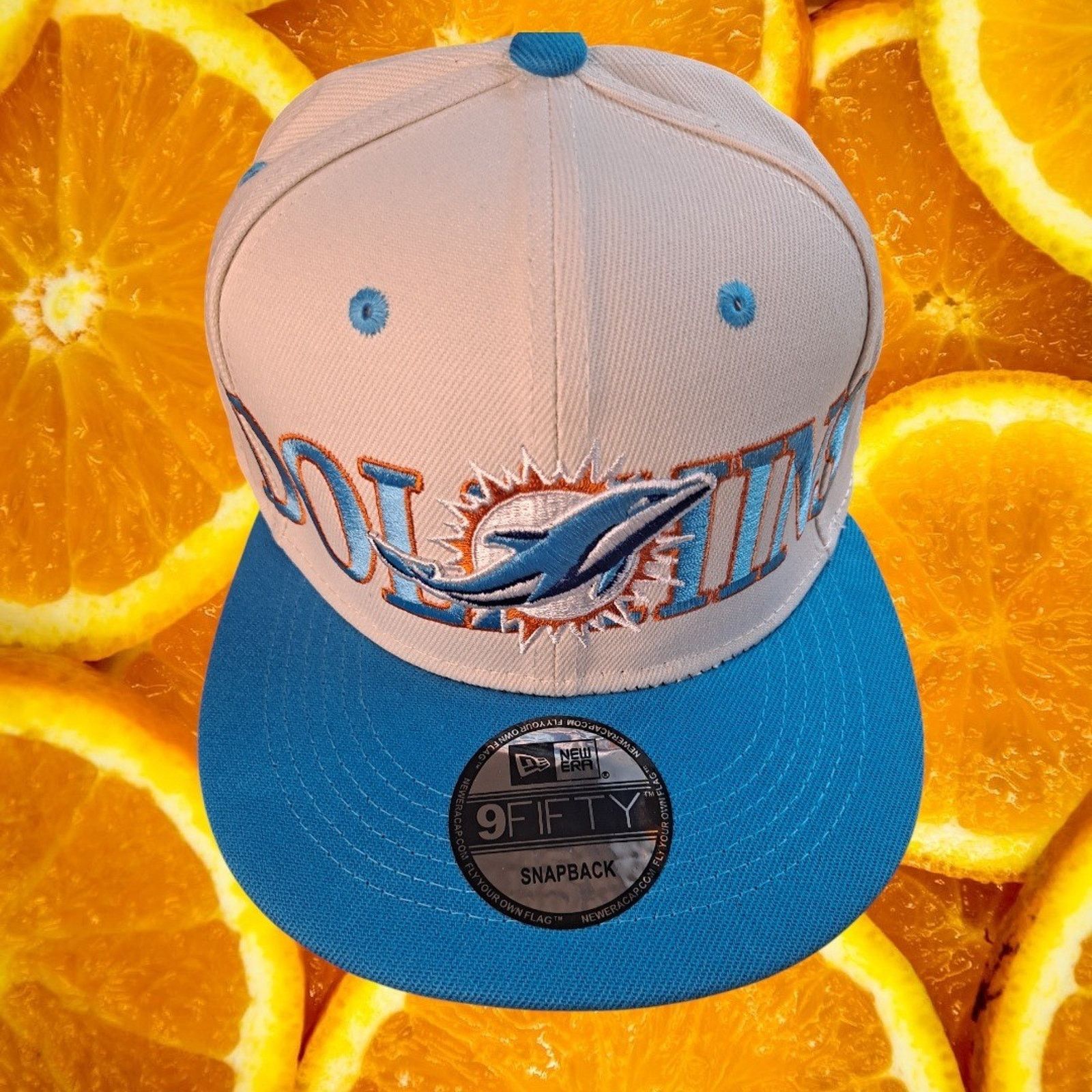 New Era Miami Dolphins New Era Snapback Hat NFL Football Baseball Size ONE SIZE - 1 Thumbnail