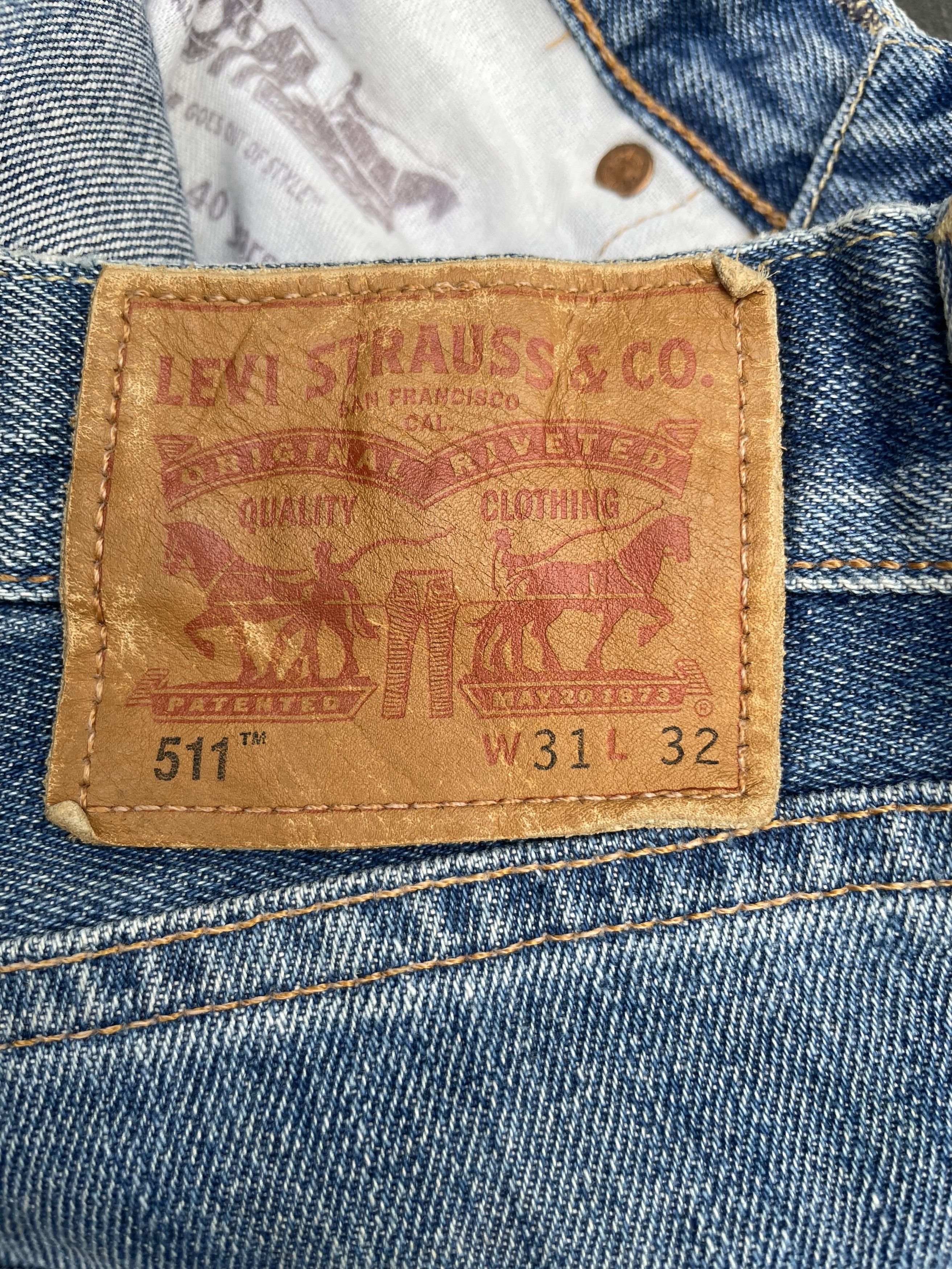 Levi's Levis 511 White Oak Cone Denim Size US 32 / EU 48 - 16 Thumbnail