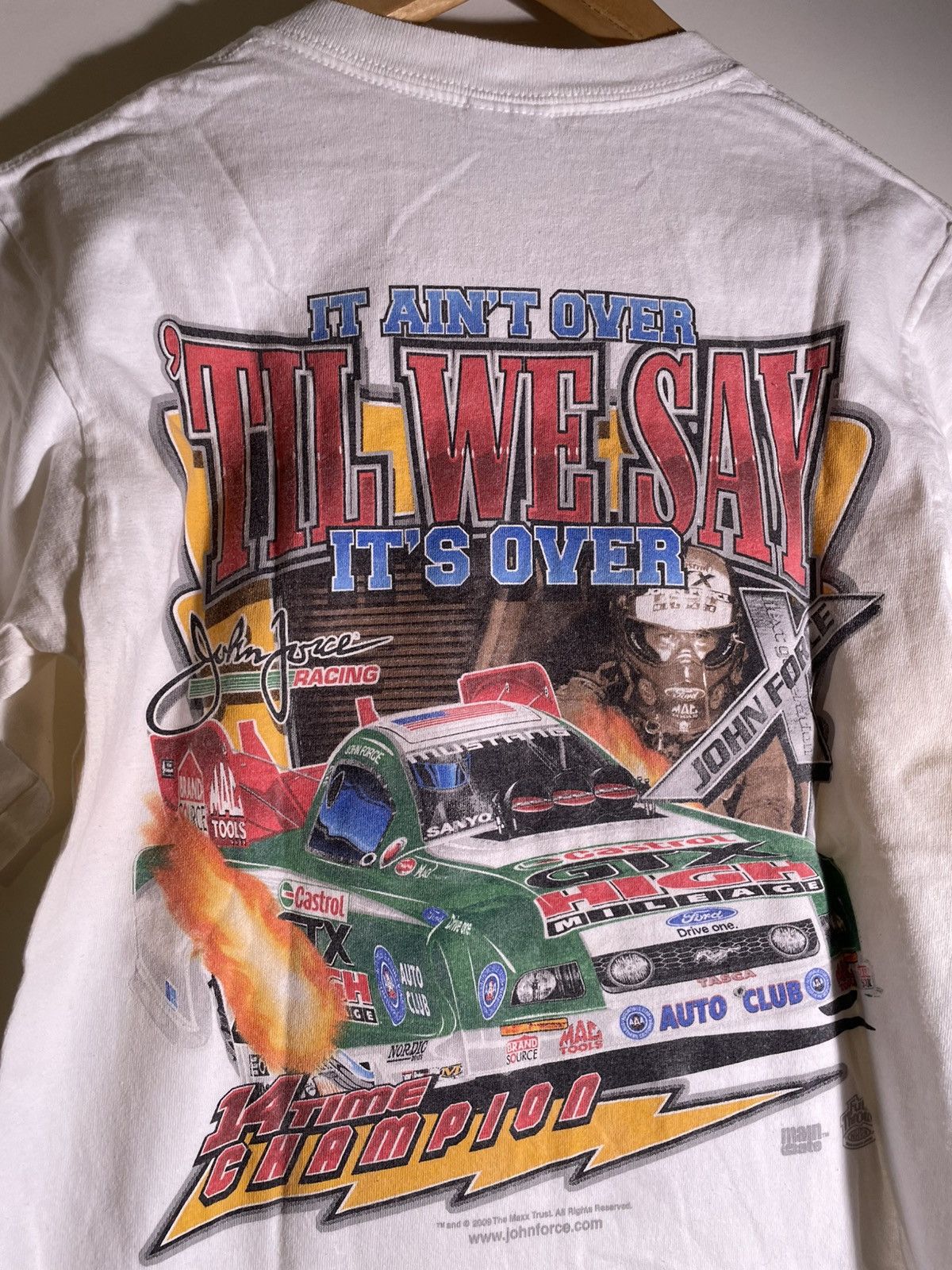 Vintage 2000’s Y2K VTG Vintage John Force 14 NASCAR Race Car Shirt Size US S / EU 44-46 / 1 - 3 Thumbnail