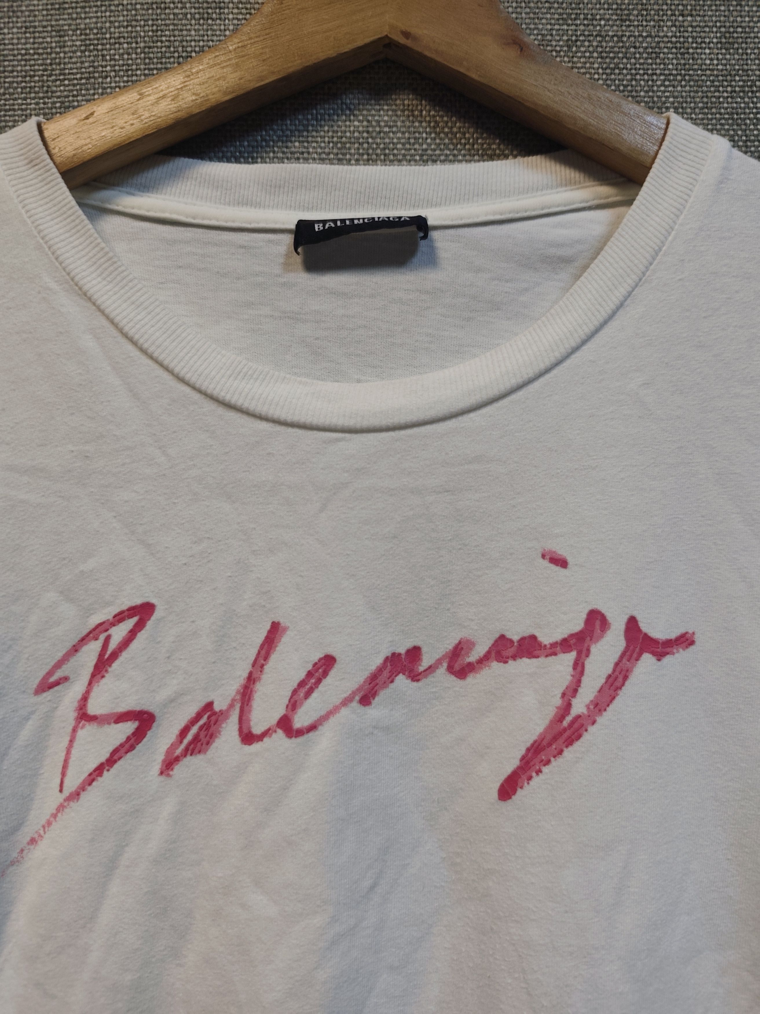 Balenciaga Balenciaga Lipstick Tee Size US L / EU 52-54 / 3 - 4 Thumbnail
