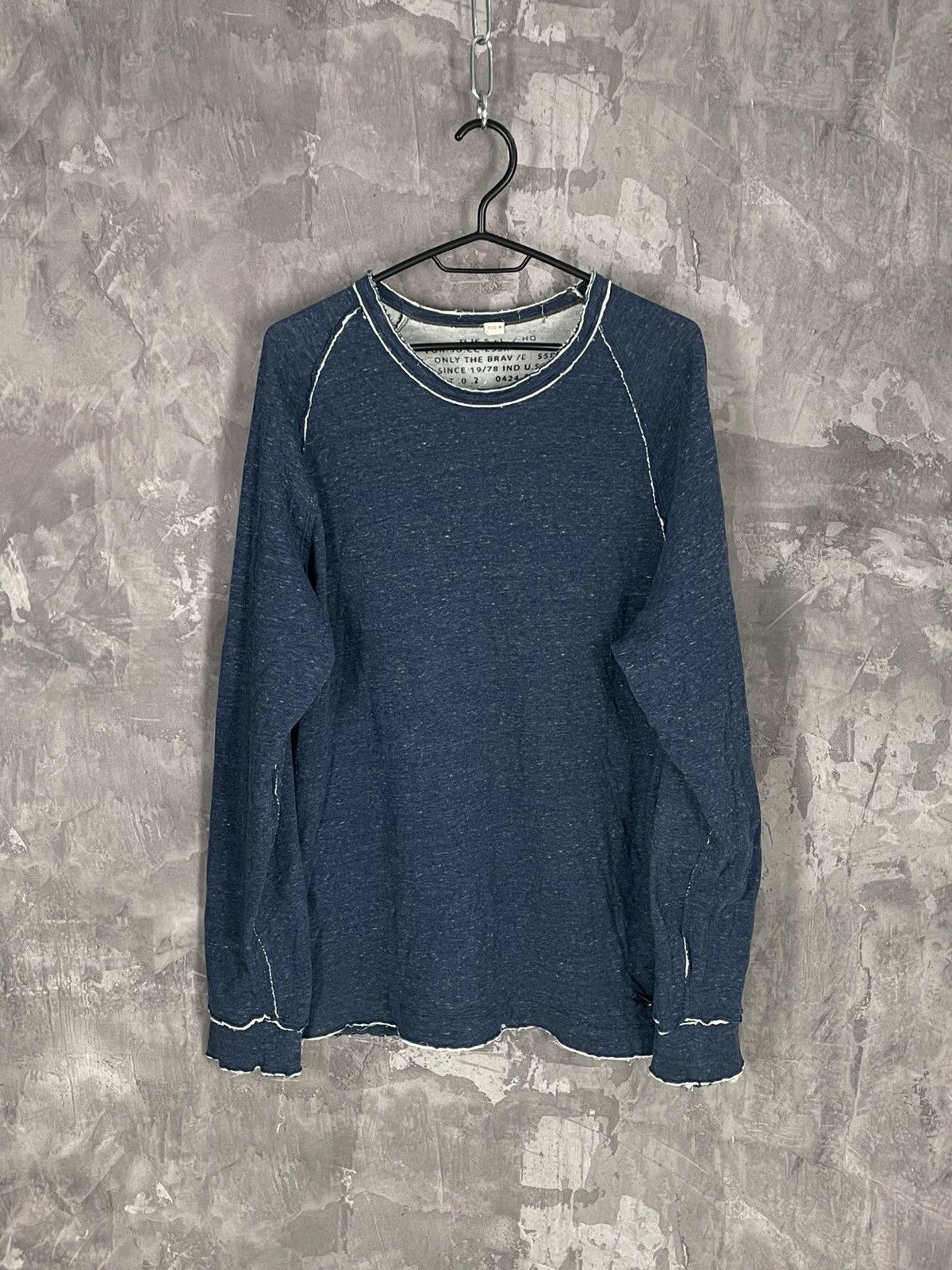 Vintage Diesel Grunge Distressed Long Sleeve T shirt