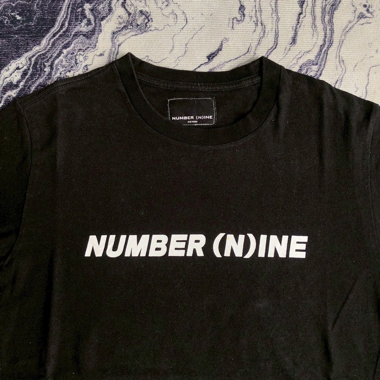 Number (N)ine Number (N)ine Logo Tee Black L Size US L / EU 52-54 / 3 - 3 Thumbnail