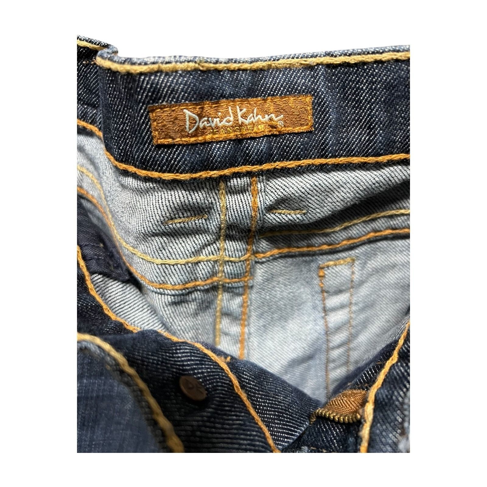 Other David Kahn Jeanswear Women's Lauren Dark Wash Distressed Den Size 24" / US 00 / IT 34 - 3 Thumbnail