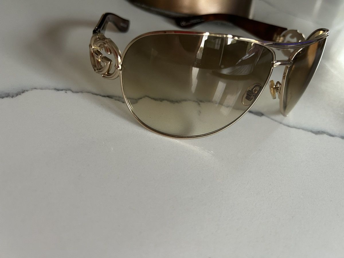 Gucci Gucci Avatiors sunglasses Size ONE SIZE - 2 Thumbnail