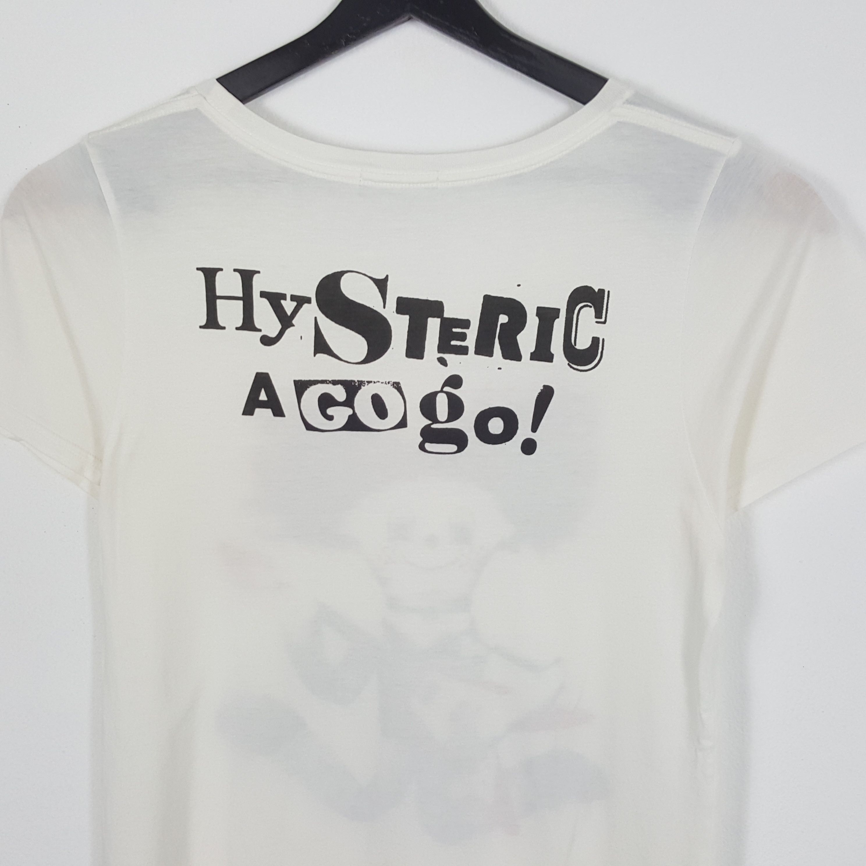 Hysteric Glamour × Japanese Brand × Vintage HYSTERIC GLAMOUR Japanese Brand Streetwear Style Tshirt Size M / US 6-8 / IT 42-44 - 4 Thumbnail