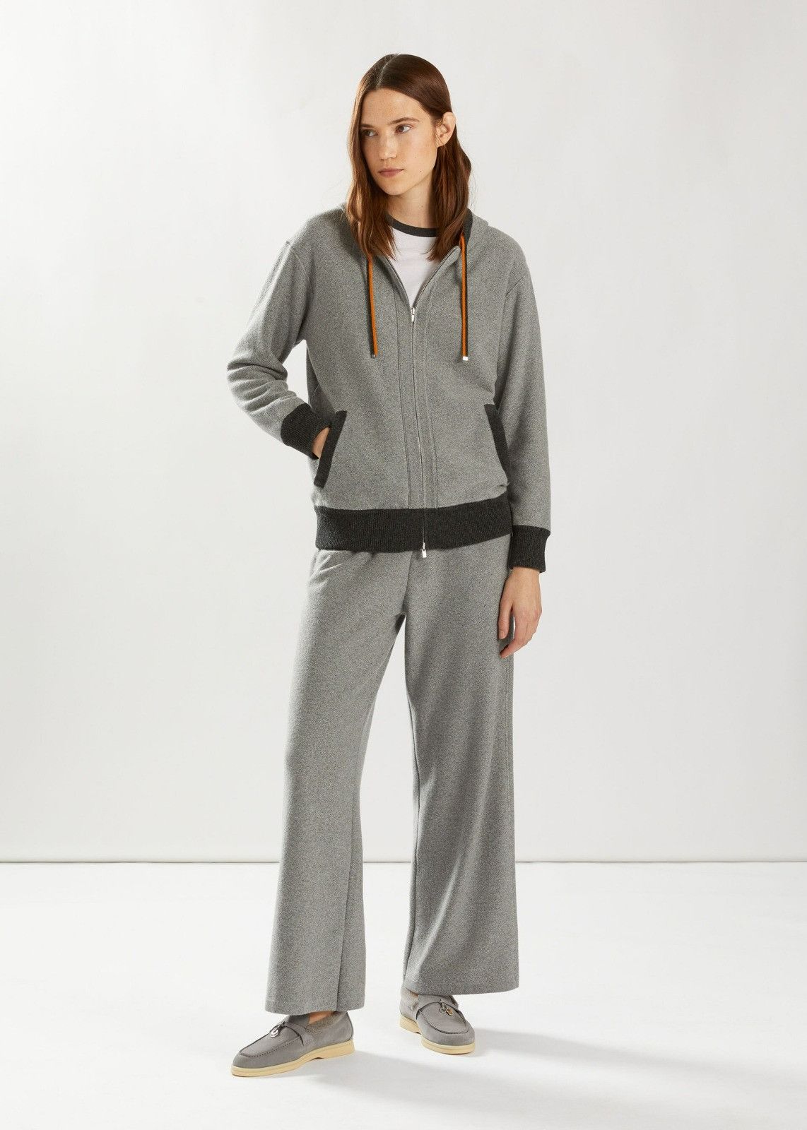 Loro Piana o1srvl11e0424 Hoodie in Grey Size XL / US 12-14 / IT 48-50 - 3 Thumbnail