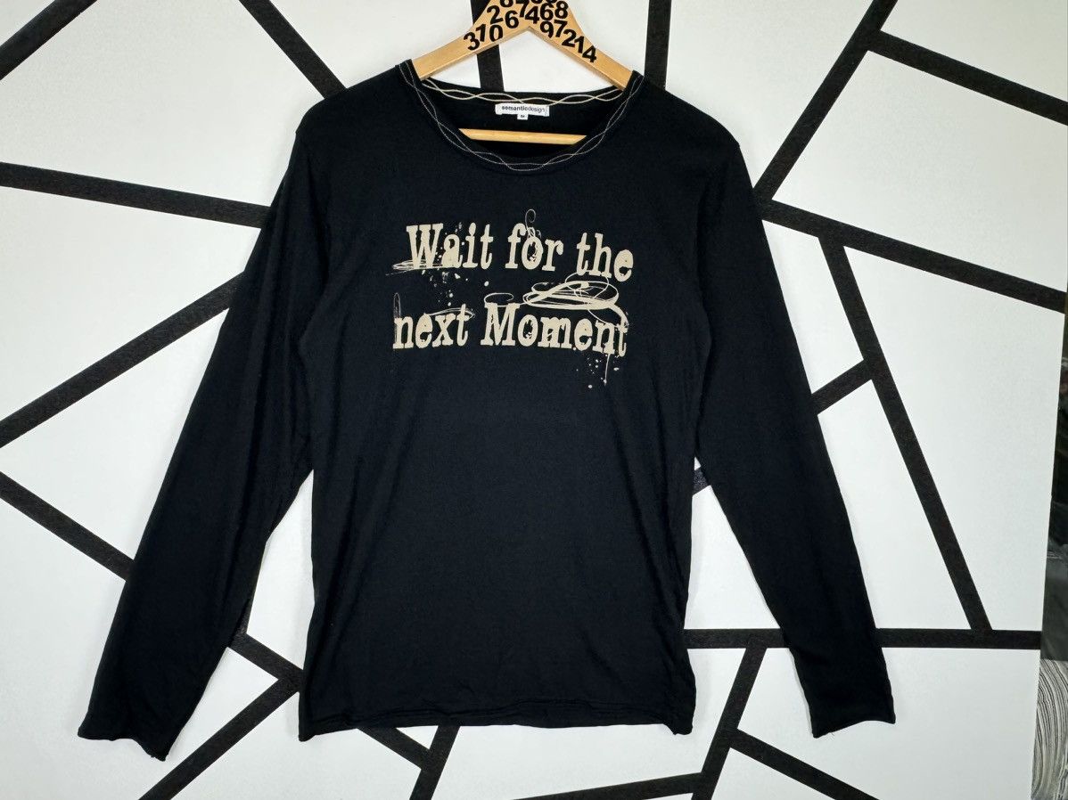 If Six Was Nine × Le Grande Bleu (L.G.B.) × semanticdesign Wait For Next Moment Semantic Design Longsleve Size US XS / EU 42 / 0 - 3 Thumbnail