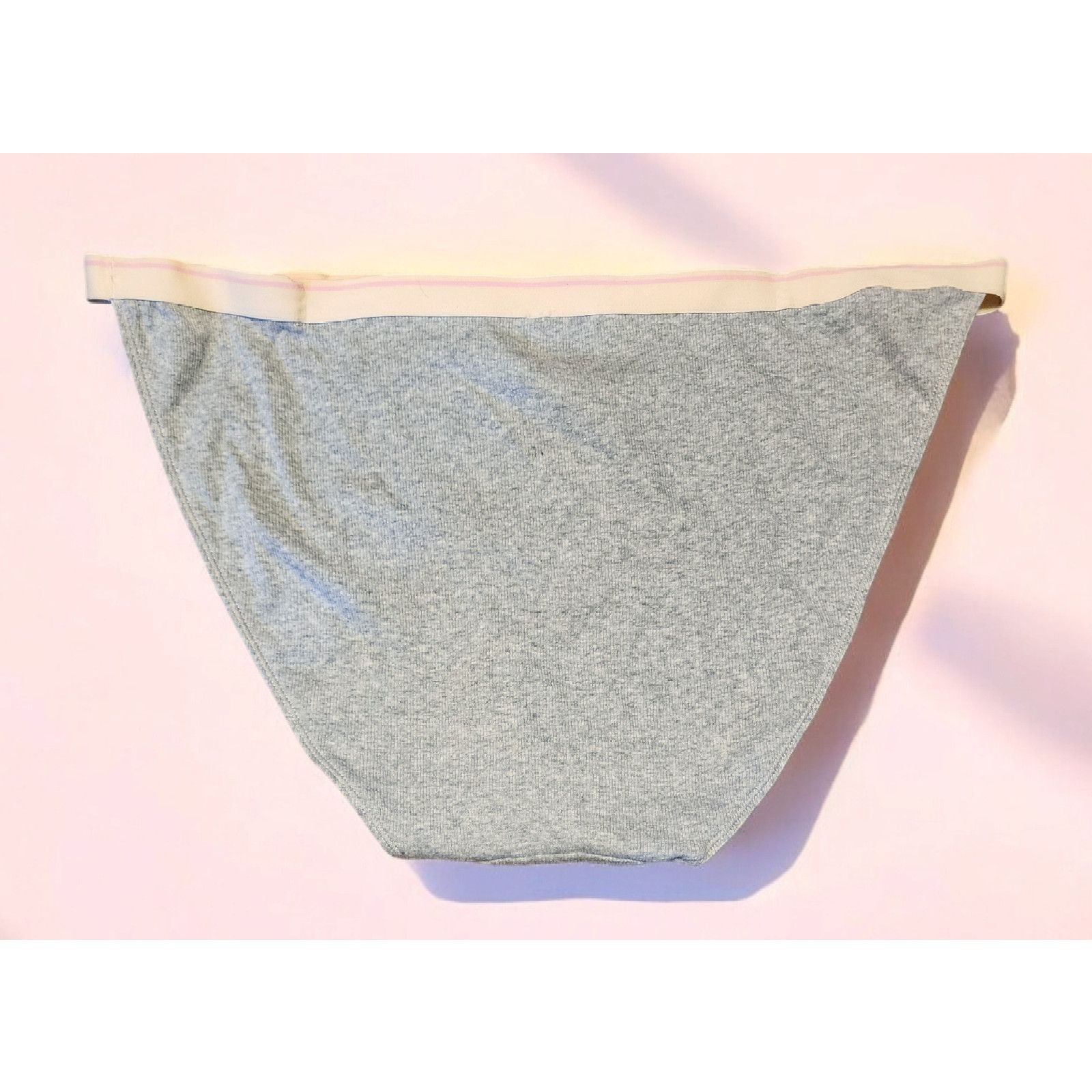 Other Jenni Womens Lingerie Hipster Panty Gray ribbed cotton XXXL Size ONE SIZE - 2 Thumbnail