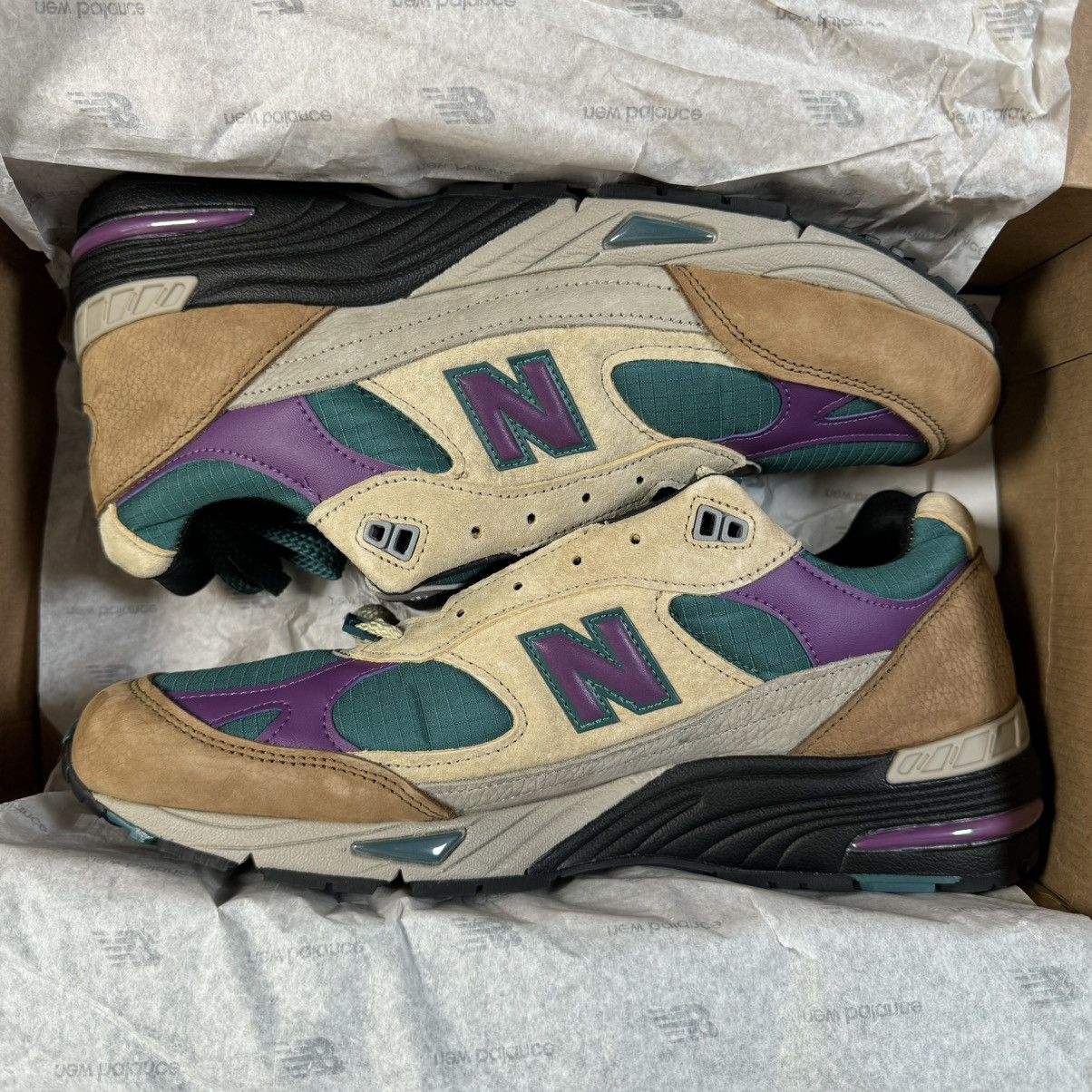 New Balance × Palace New Balance 991 x Palace Teal Made in UK Size US 10.5 / EU 43-44 - 2 Thumbnail
