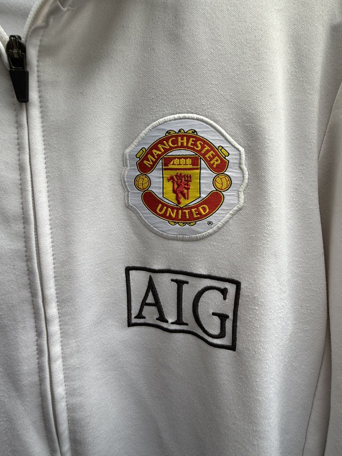 Nike × Vintage 00s Nike Vintage Manchester United Track Jacket Size US L / EU 52-54 / 3 - 2 Thumbnail