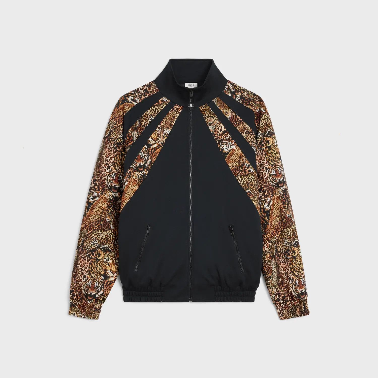 Celine o1bcso1str0724 Jacket in Black/Leopard Size US S / EU 44-46 / 1 - 1 Thumbnail