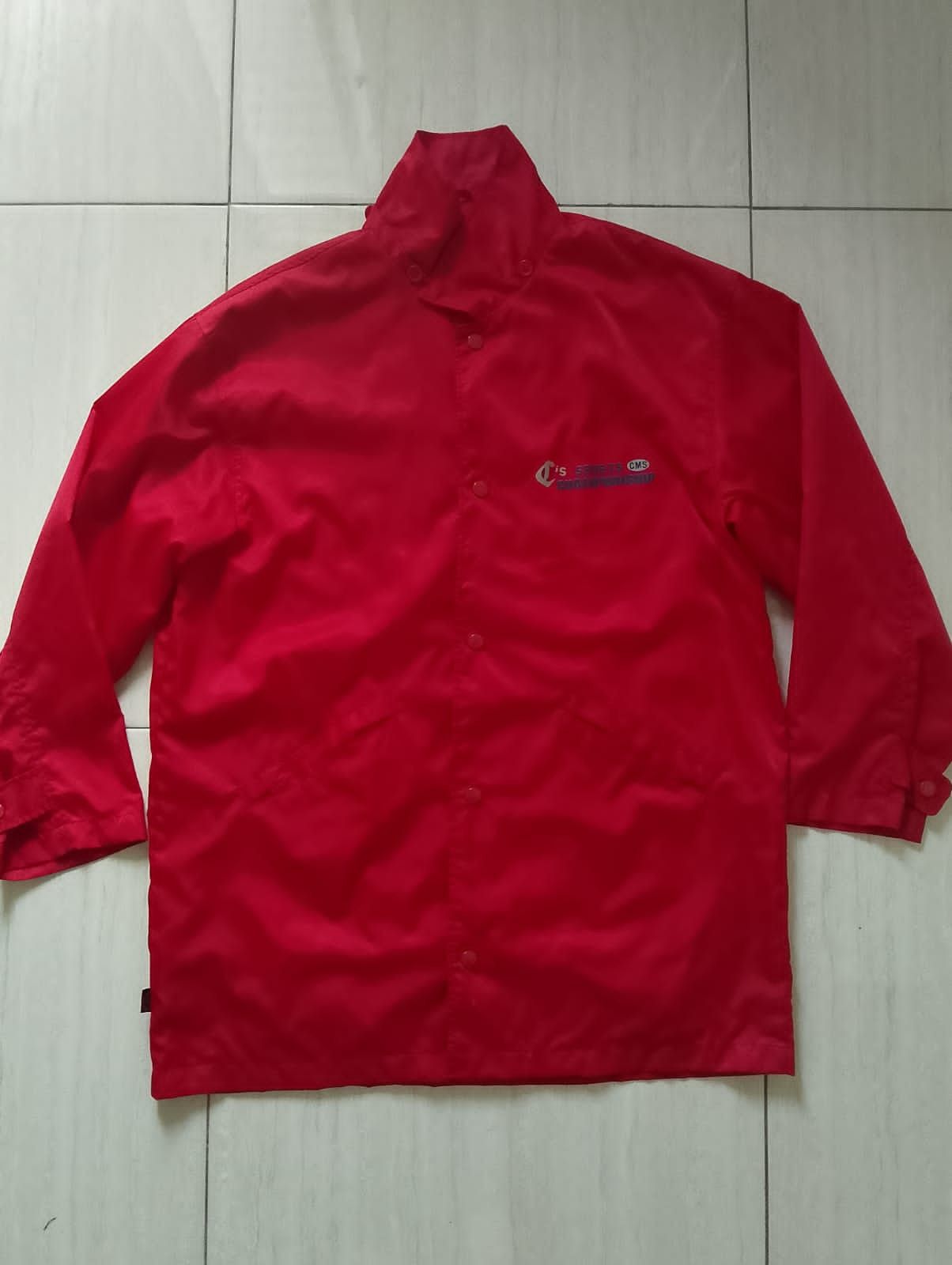Vintage Cubic Measure Vintage Red Windbreaker/Raincoat Size US XL / EU 56 / 4 - 1 Thumbnail