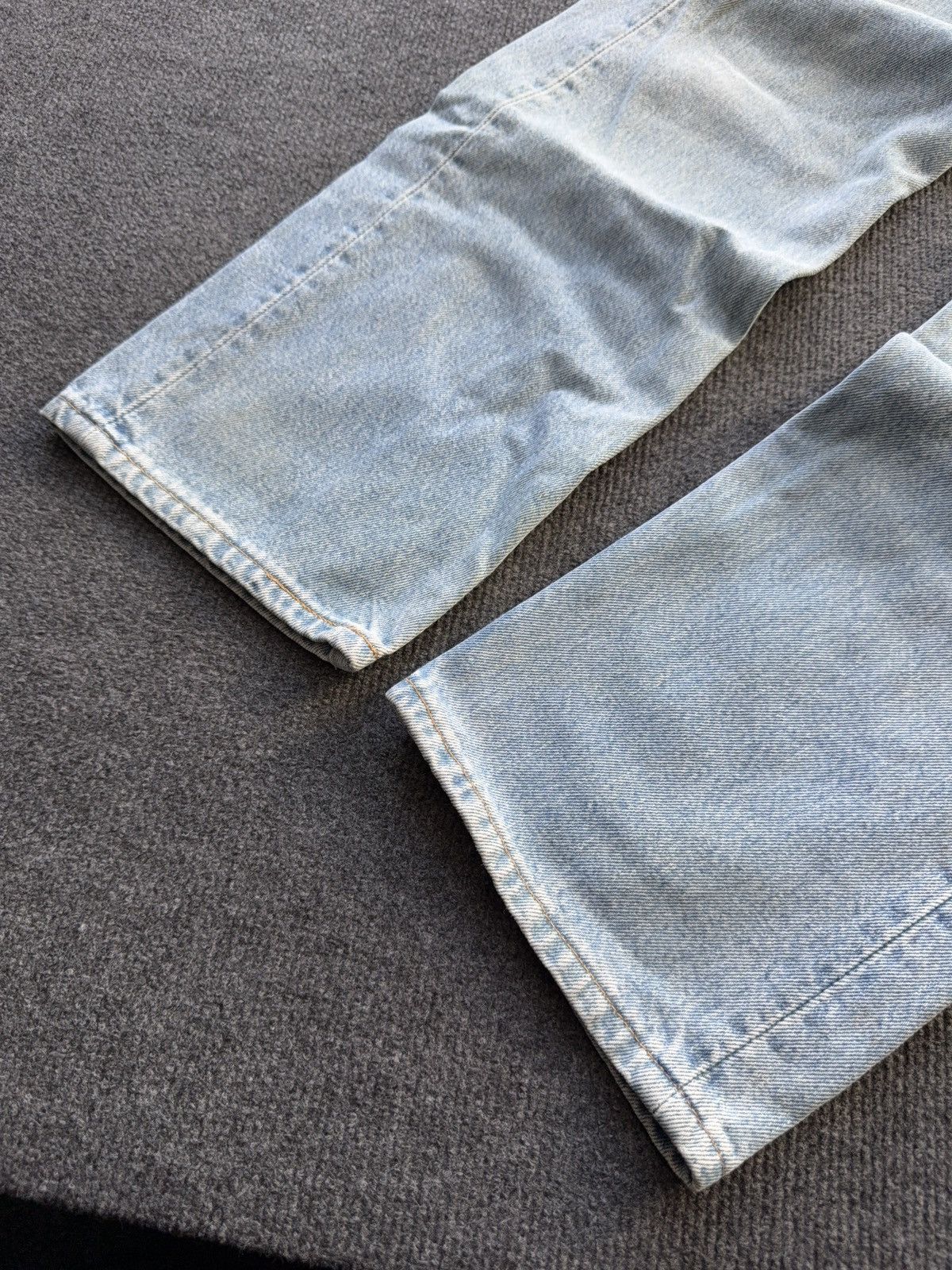 Levi's Vintage Clothing Vintage 90s Levi’s 501 Distressed Western USA Straight Jeans Size US 32 / EU 48 - 2 Thumbnail