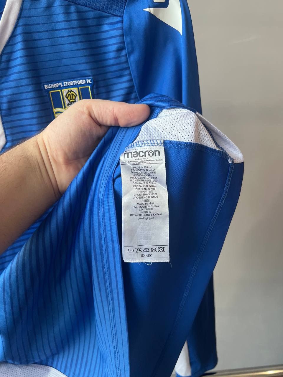Macron 2019/20 BISHOP’S STORTFORD FC #18 HOME SOCCER JERSEY SHIRT M Size US M / EU 48-50 / 2 - 7 Thumbnail