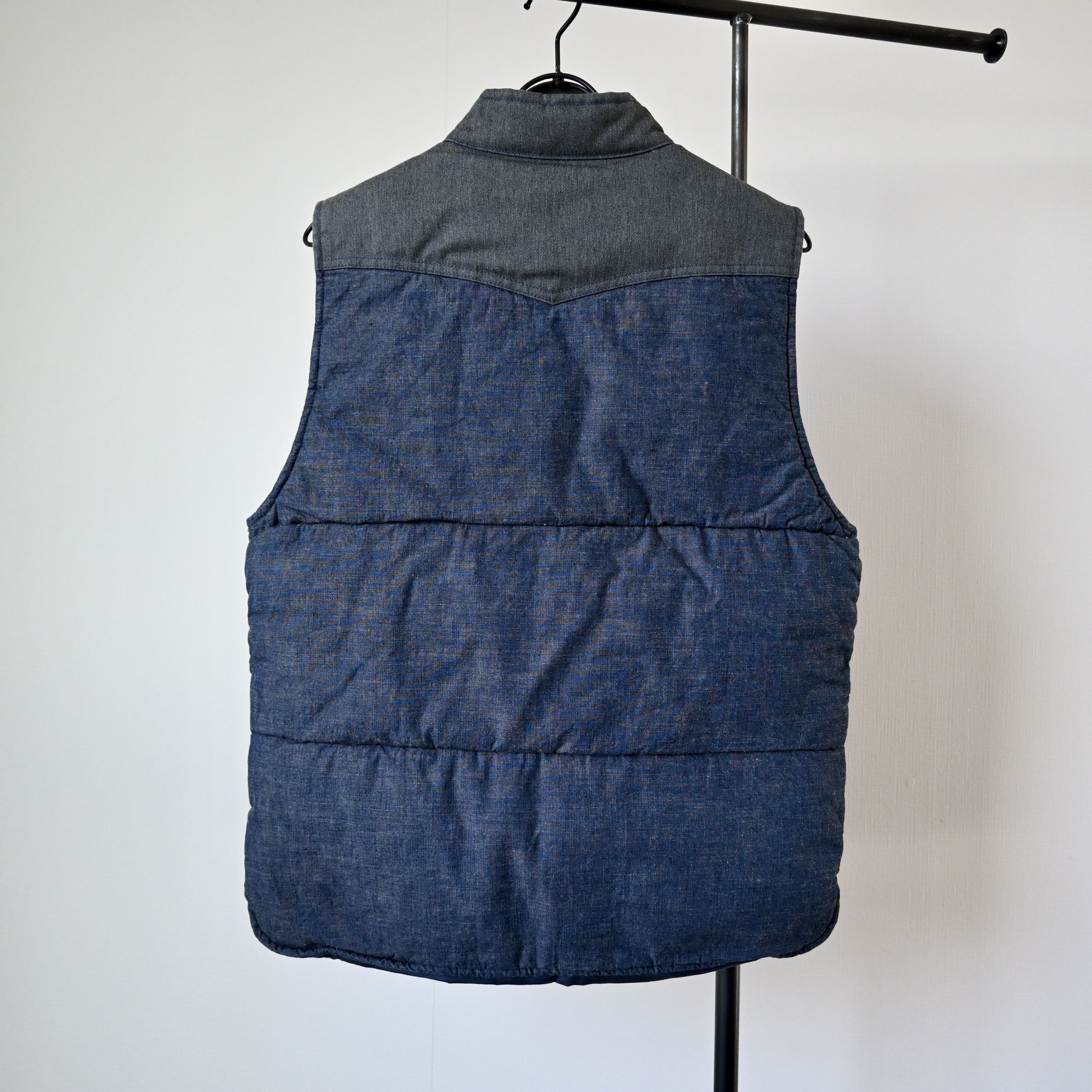 Momotaro Jeans MOMOTARO JEANS Chambray Cowboy Vest, made in Japan Size US M / EU 48-50 / 2 - 2 Thumbnail