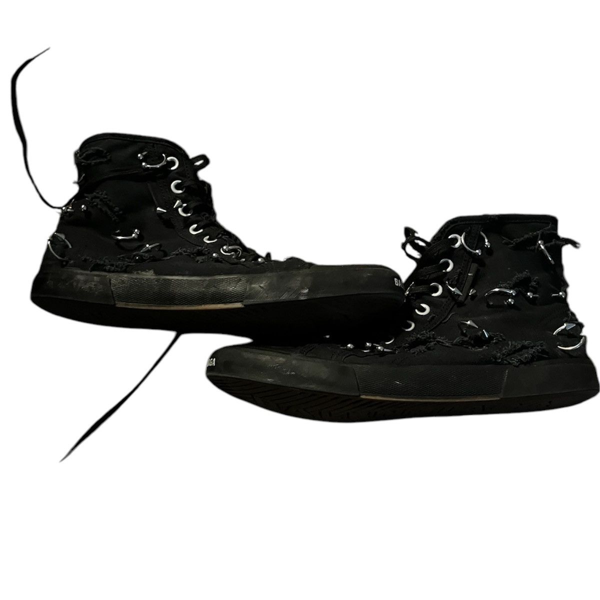 Balenciaga Balenciaga Paris pierced shoes Size US 11.5 / EU 44-45 - 5 Thumbnail