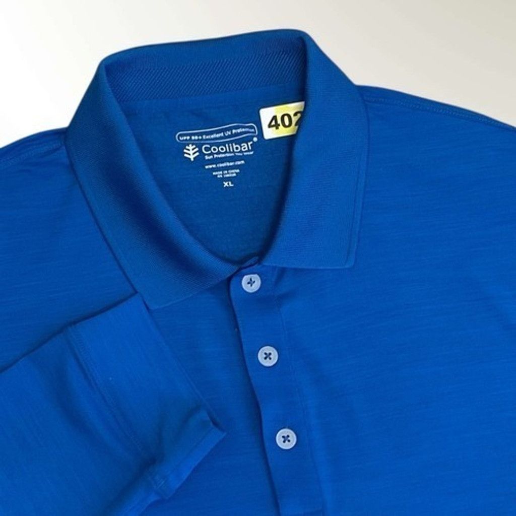 Other NWOT Coolibar Bright Blue UPF50+ Sun Protection Polo Men XL Size US XL / EU 56 / 4 - 1 Thumbnail