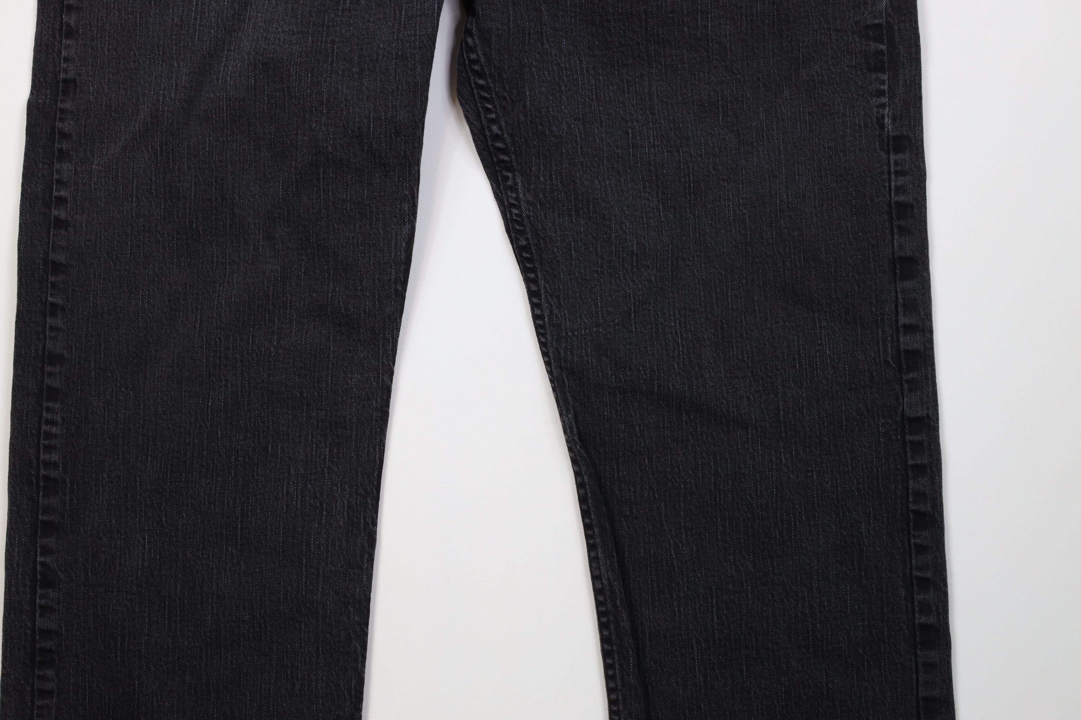 Levi's Vintage Y2K Levis 569 Straight Wide Leg Denim Jeans Black Size US 44 / EU 60 - 4 Thumbnail