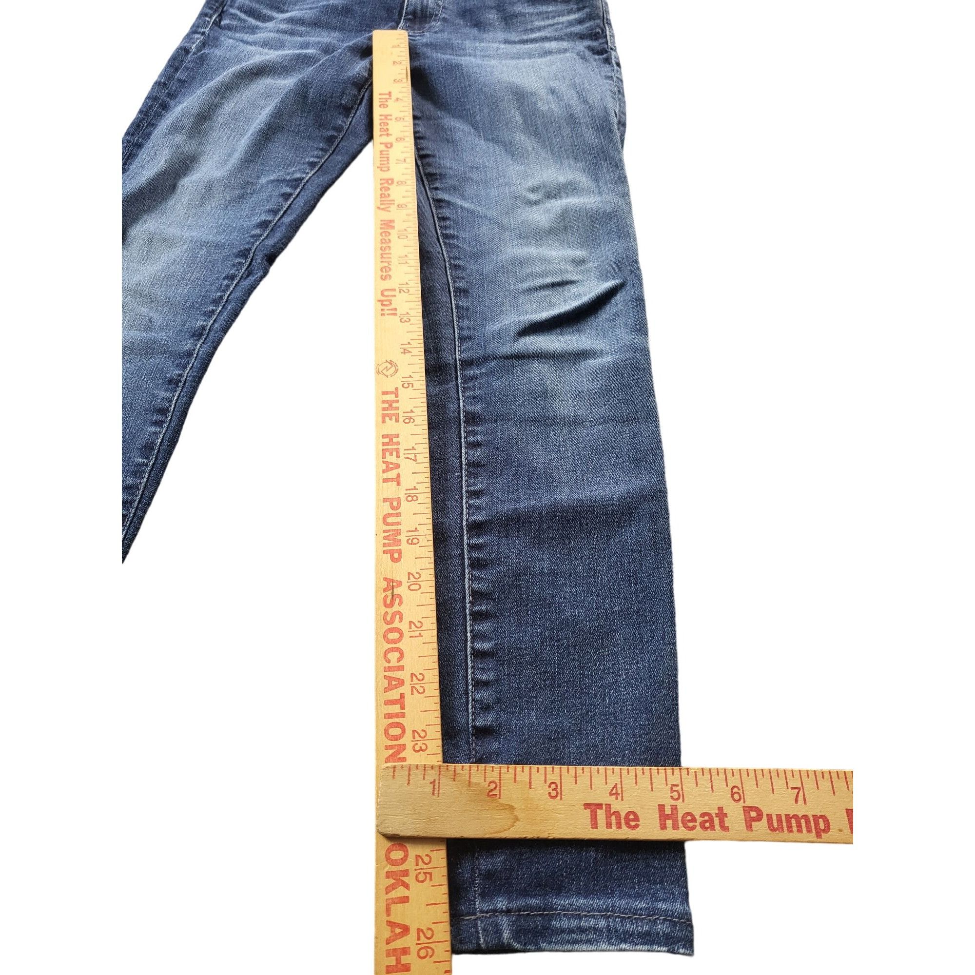 AG Adriano Goldschmied AG Adriano Goldschmied Capri Jeans Women Sz 26R Blue Denim T Size 26" / US 2 / IT 38 - 4 Thumbnail