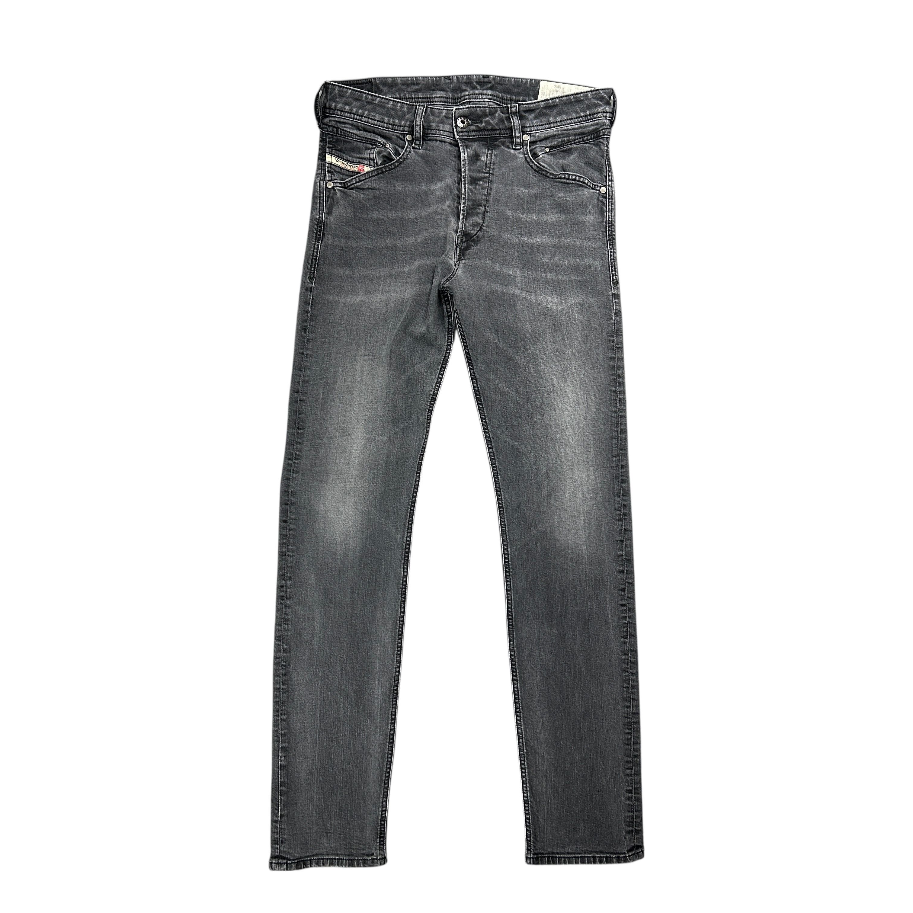 Diesel Diesel Belther R Gray Stretch Slim Skinny Jeans W31L32 Size US 31 - 1 Thumbnail
