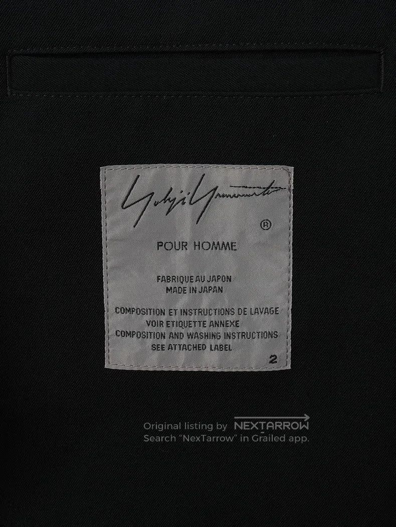 Yohji Yamamoto Yohji Yamamoto Mainline black wool coat Size US M / EU 48-50 / 2 - 7 Thumbnail