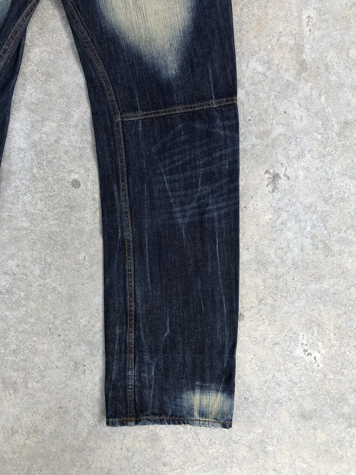 Japanese Brand Japanese Dominate Handcrafted Double Waist Distressed Jeans Size US 32 / EU 48 - 12 Thumbnail
