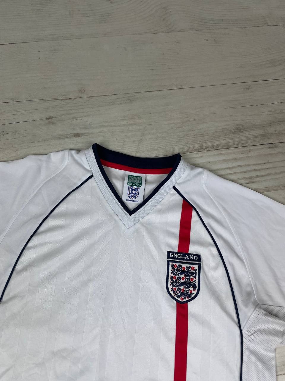 Vintage Vintage Score Draw England Retro Home Shirt Soccer Jersey Size US M / EU 48-50 / 2 - 2 Thumbnail
