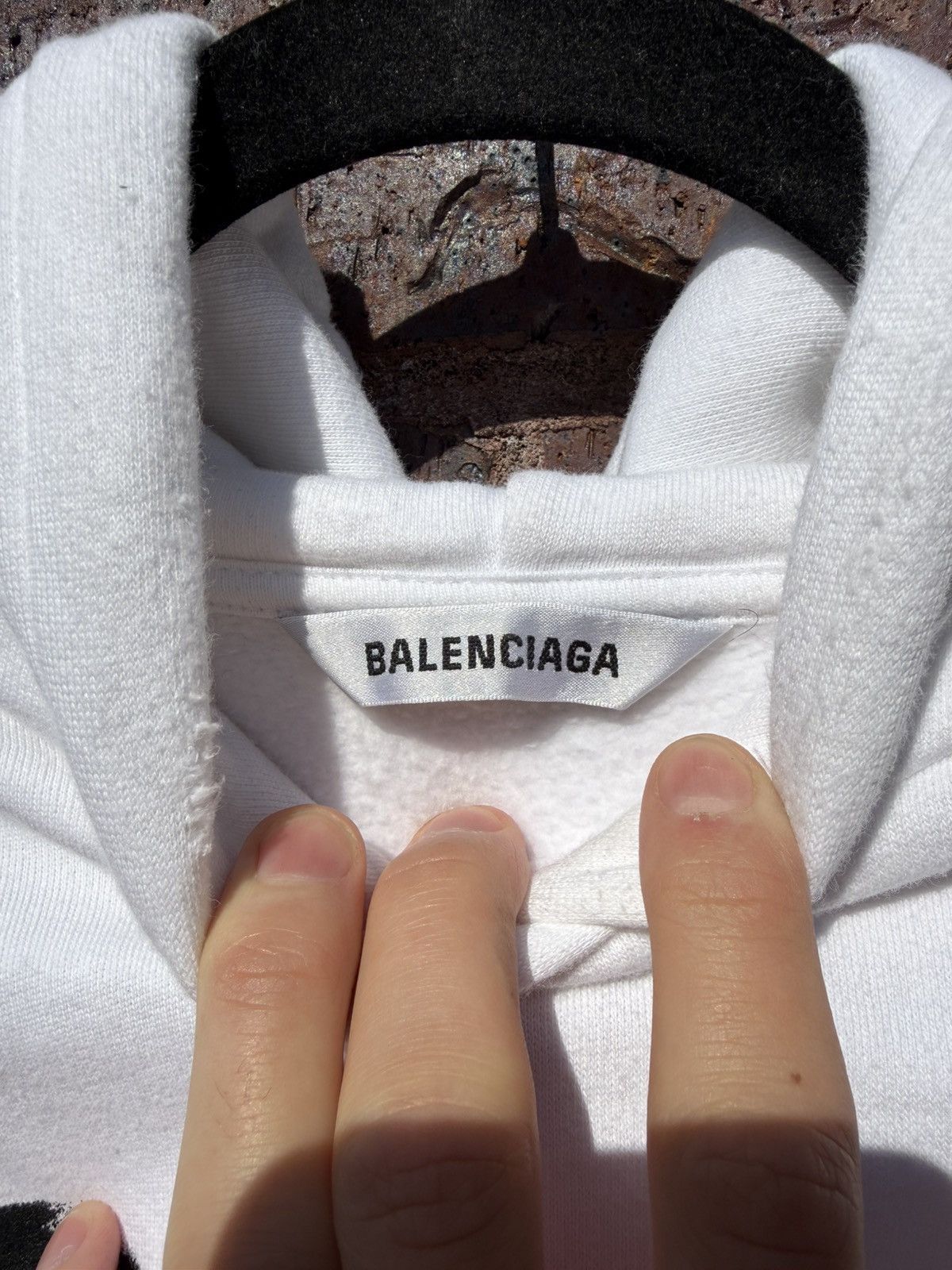 Balenciaga Balenciaga Distressed Valentine’s Day I Heart You Hoodie Size US XL / EU 56 / 4 - 10 Thumbnail