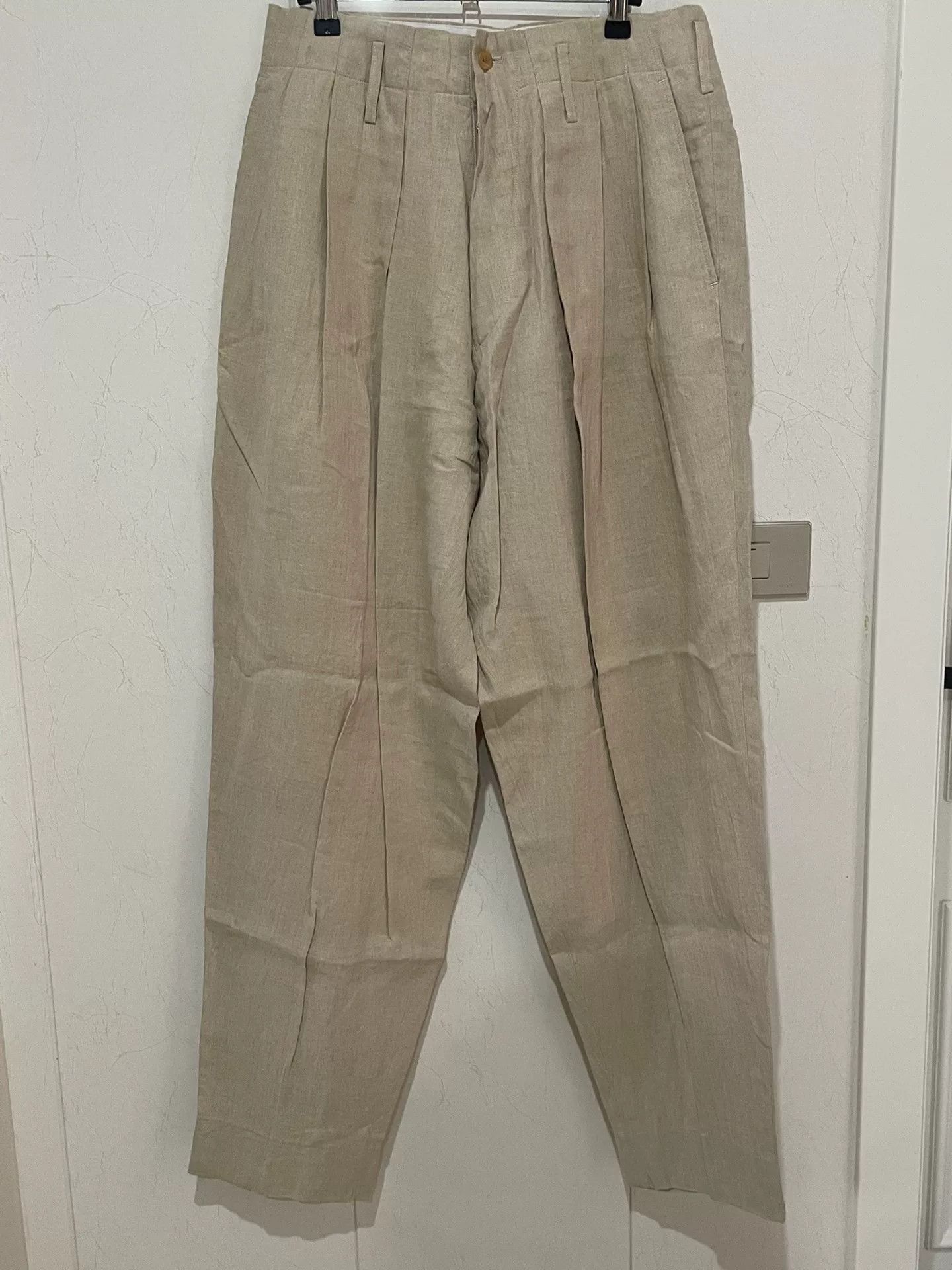 Yohji Yamamoto yohji yamamoto 80s linen long pants Size US 31 - 1 Thumbnail
