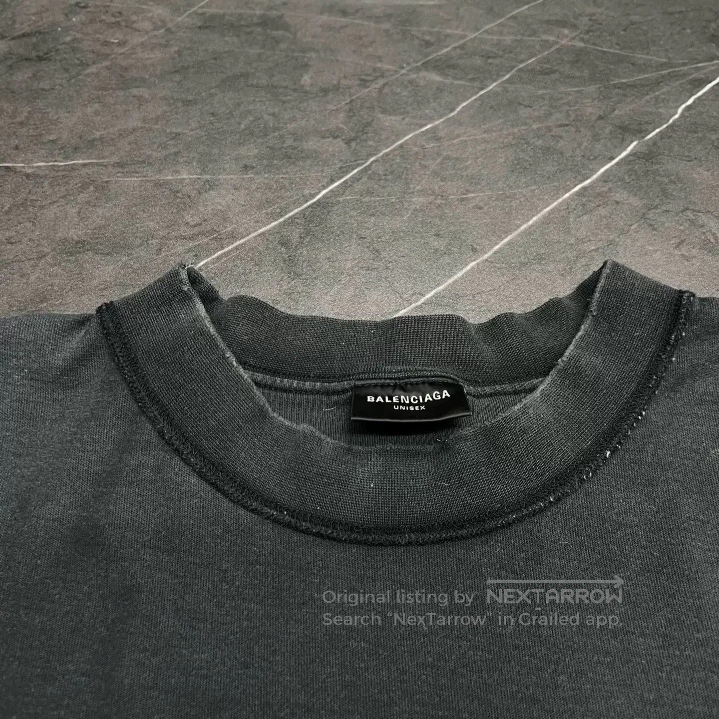 Balenciaga balenciaga distressed short sleeve t-shirt. Size US M / EU 48-50 / 2 - 4 Thumbnail