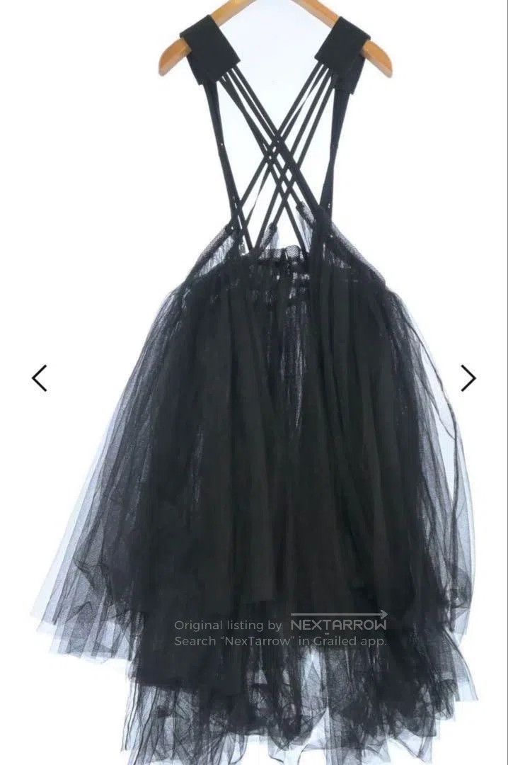 Comme des Garcons Comme Des Garcons Black Vintage Tulle Suspender Skirt Size XS / US 0-2 / IT 36-38 - 1 Thumbnail
