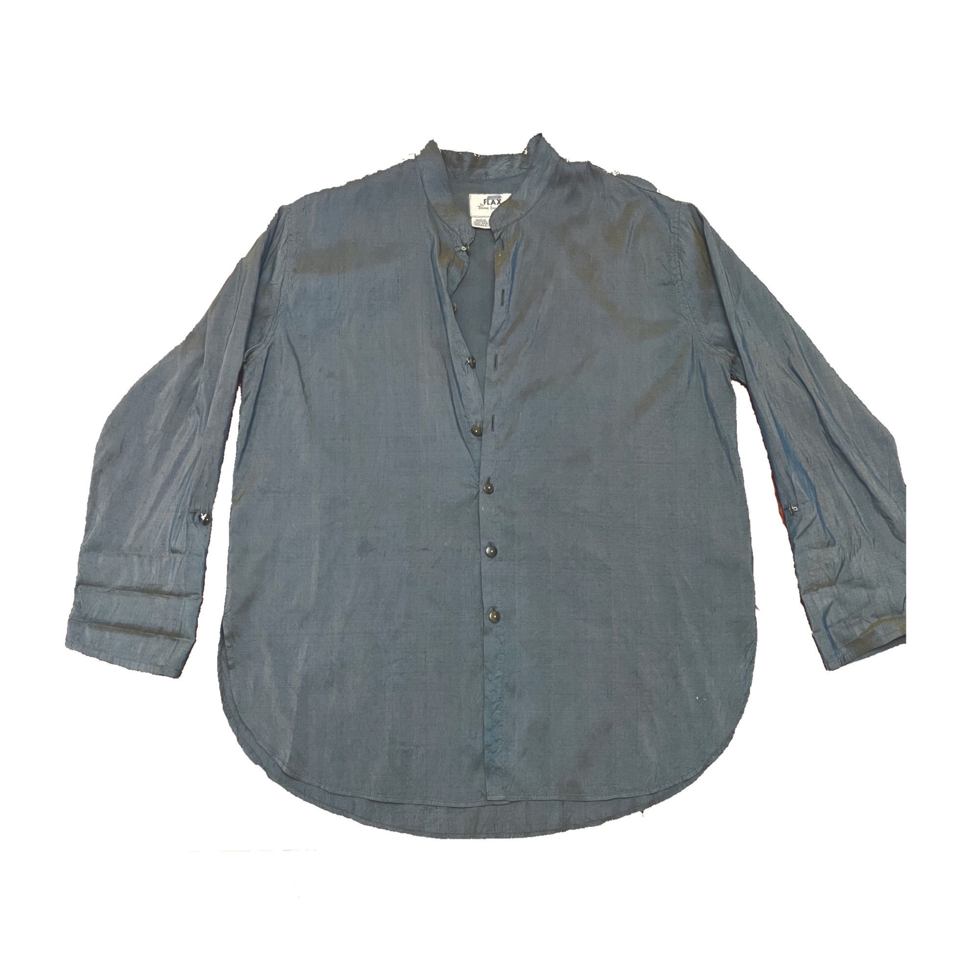 Japanese Brand × Vintage FLAX 100% silk button up Size US S / EU 44-46 / 1 - 1 Thumbnail