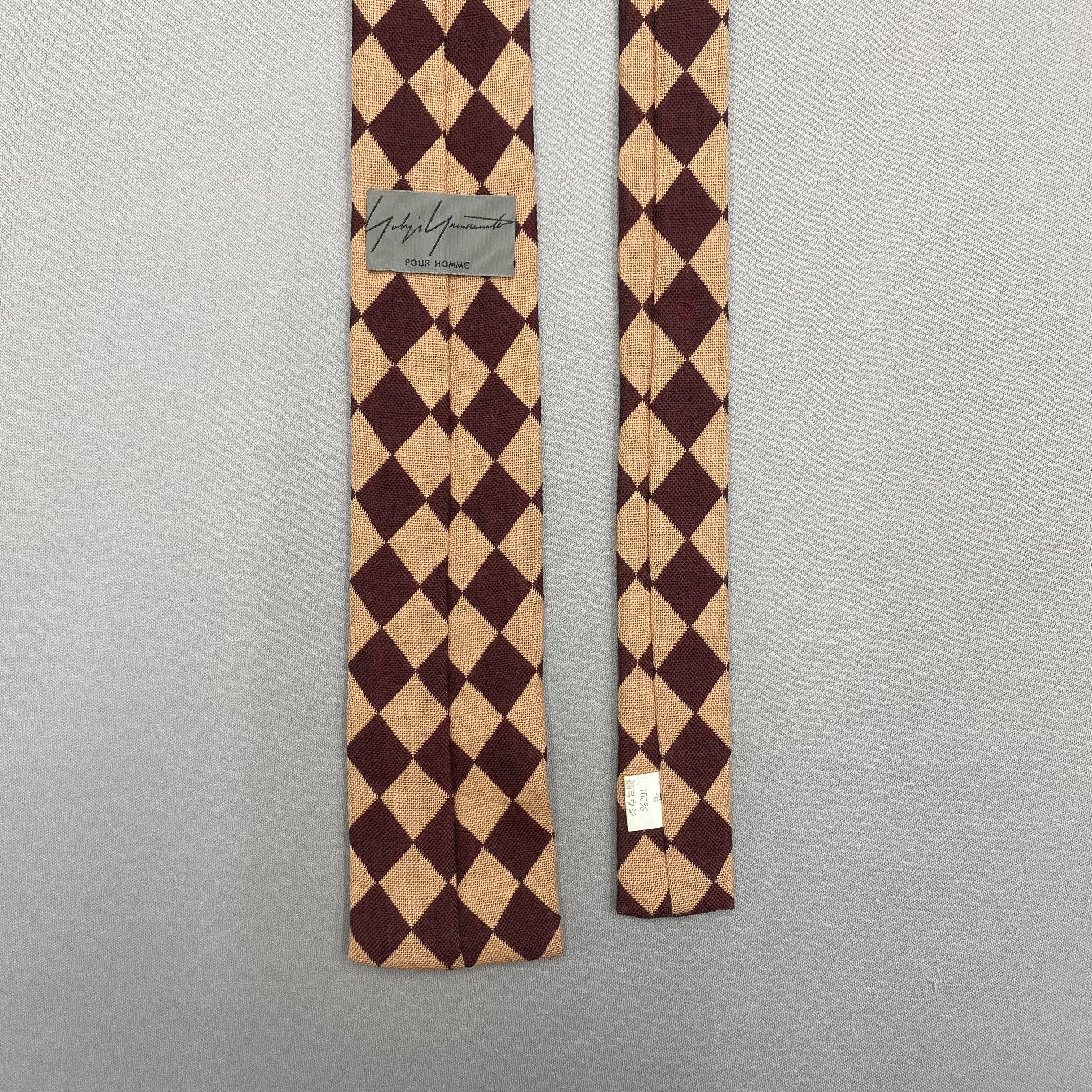 Yohji Yamamoto Vintage Yohji Yamamoto SILK Necktie Cravate Pure Silk Size ONE SIZE - 6 Thumbnail