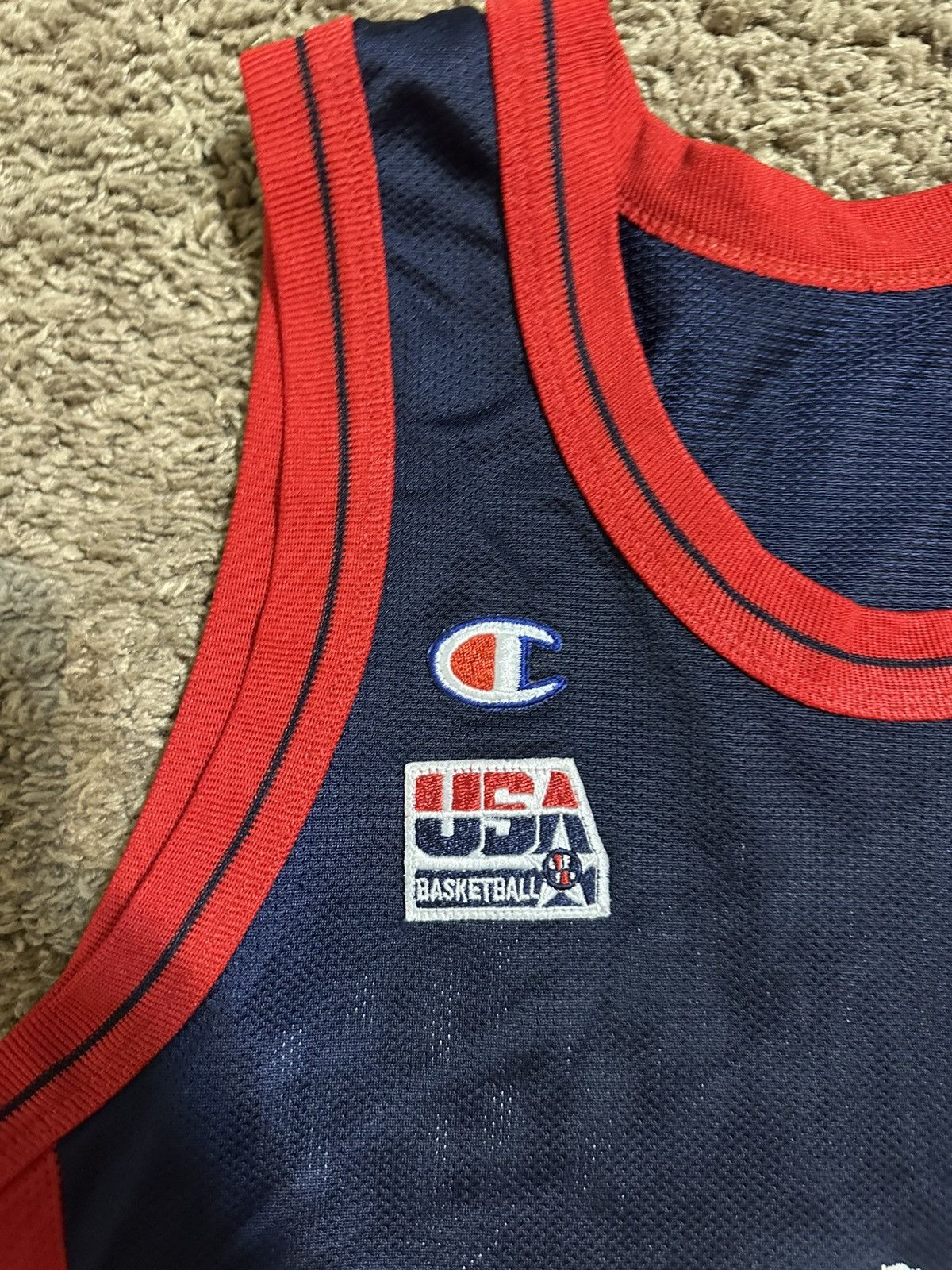 NBA Vintage NBA Champion USA 90s jersey 90s size 36/ XS Size US XXS / EU 40 - 3 Thumbnail