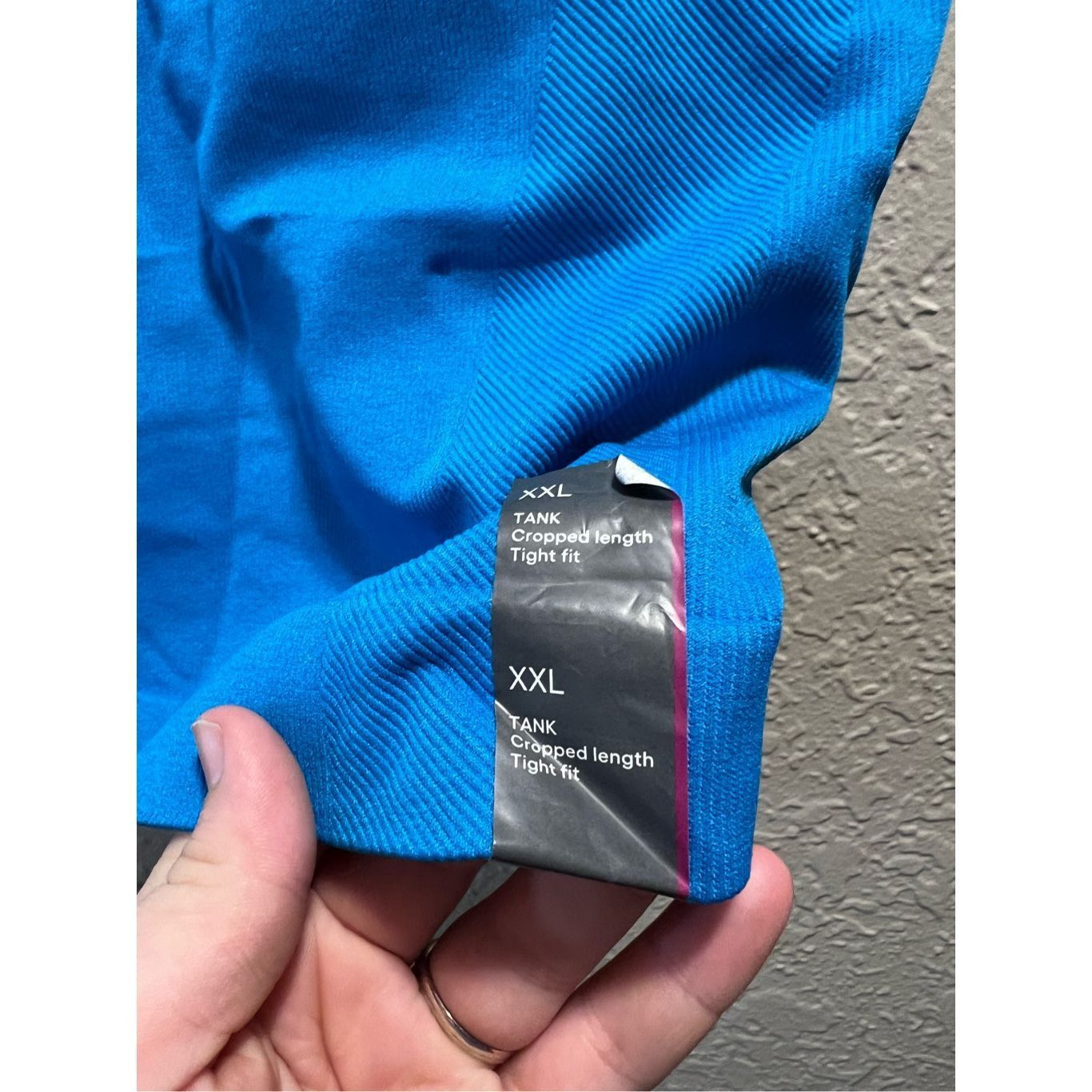 Other All In Motion Blue Rib Seamless Cropped Tank Top Woman’s Siz Size XXL / US 16-18 / IT 52-54 - 4 Thumbnail