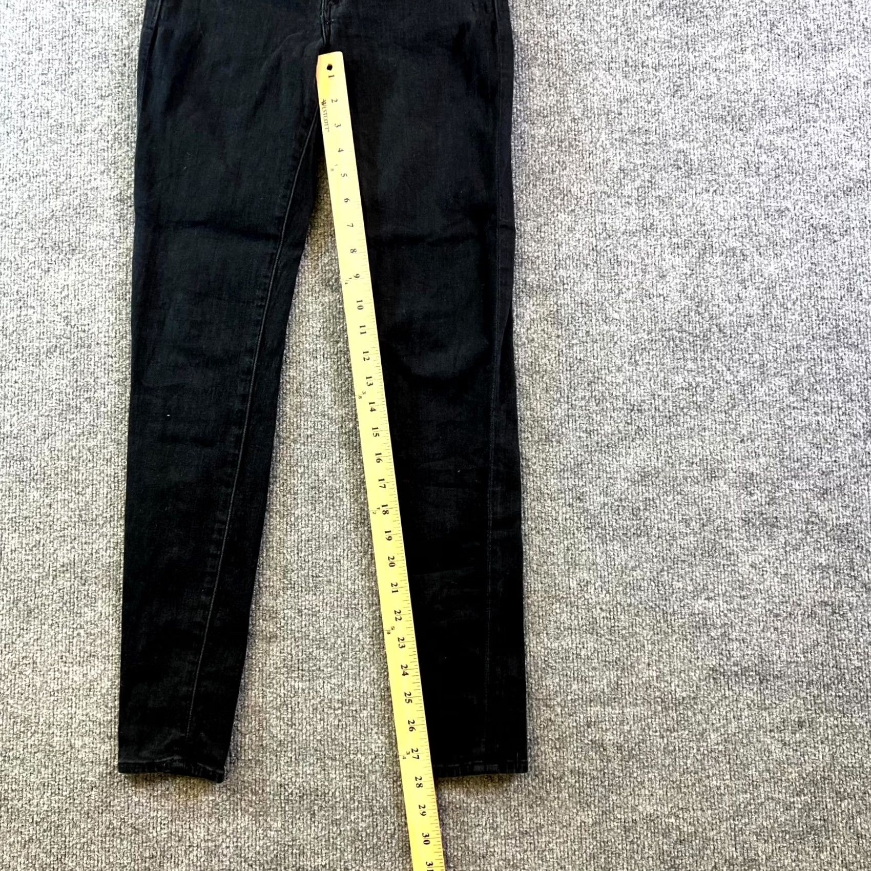Lucky Brand Lucky Brand Brooke Legging Jeans Women's 26 Black Denim Dark Wash Skinny Leg Jeans Size 26" / US 2 / IT 38 - 4 Thumbnail