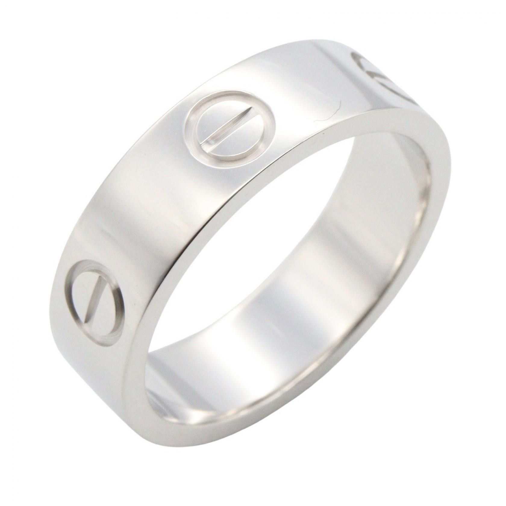Cartier Cartier Cartier Love Au750 White Gold Ring Size 11.5 Precious Metal Ring B4084700 DUTY FREE for USA Size ONE SIZE - 1 Thumbnail