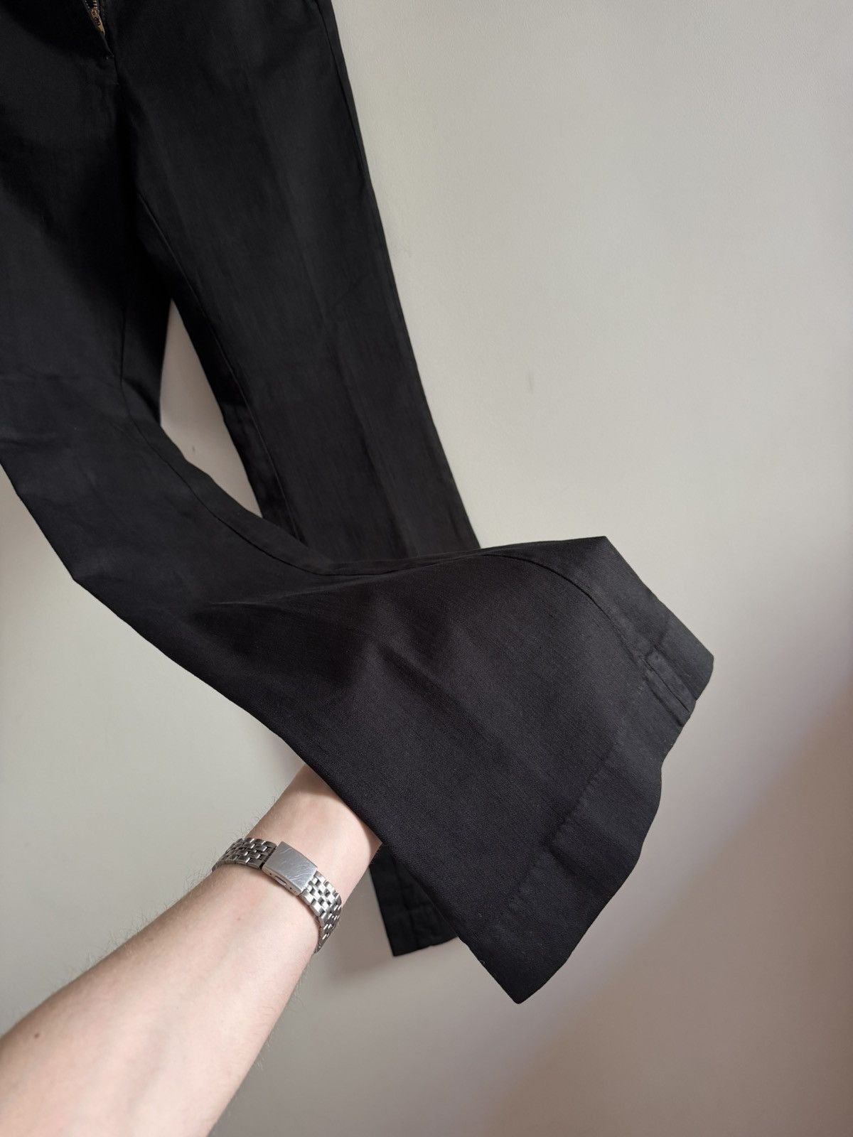 Current/Elliot Current/Elliott Black Flared Trousers High Rise Size 27" / US 4 / IT 40 - 4 Thumbnail