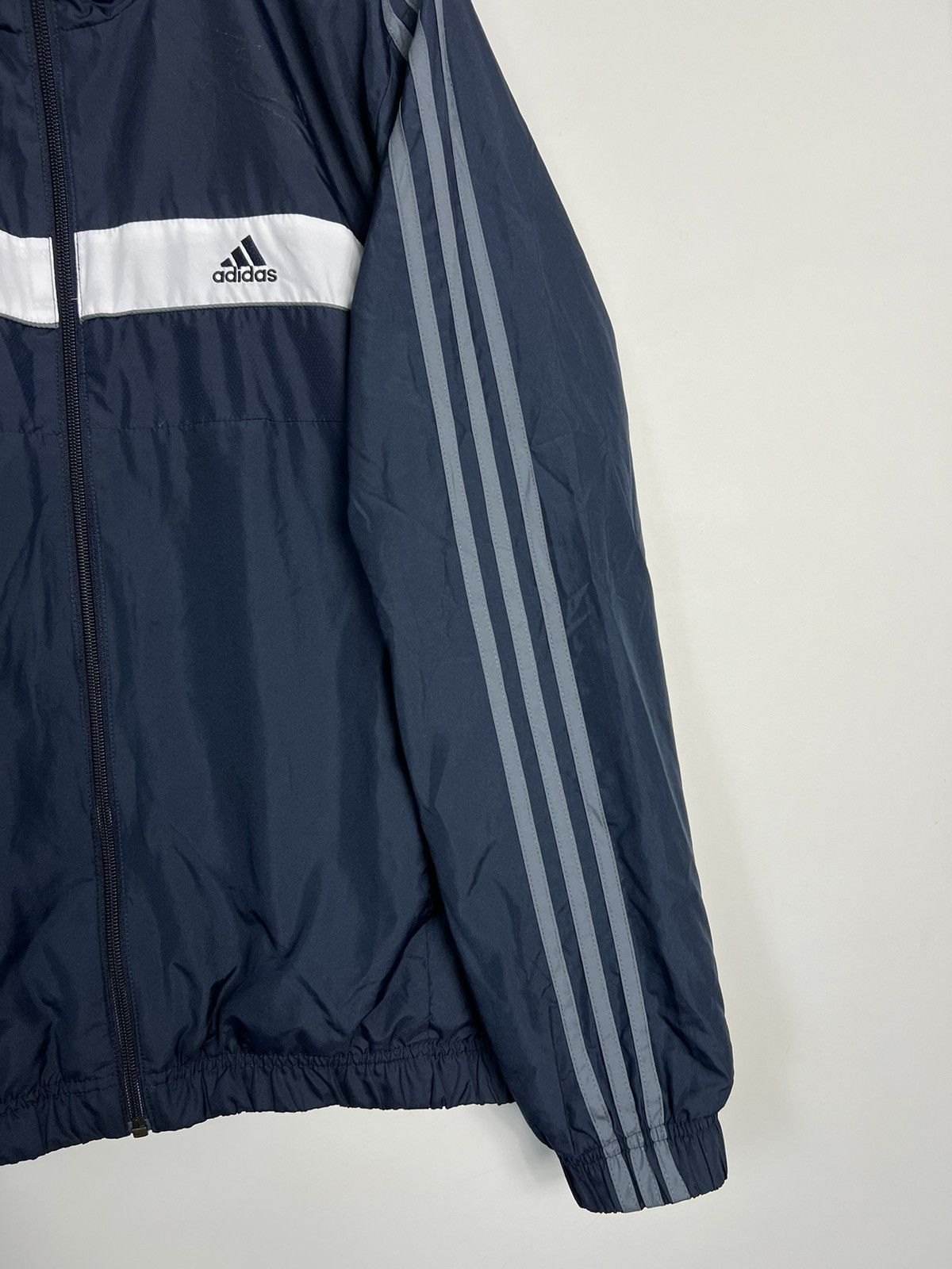 Adidas Jacket Adidas Stripes Vintage Zipped Size US S / EU 44-46 / 1 - 2 Thumbnail