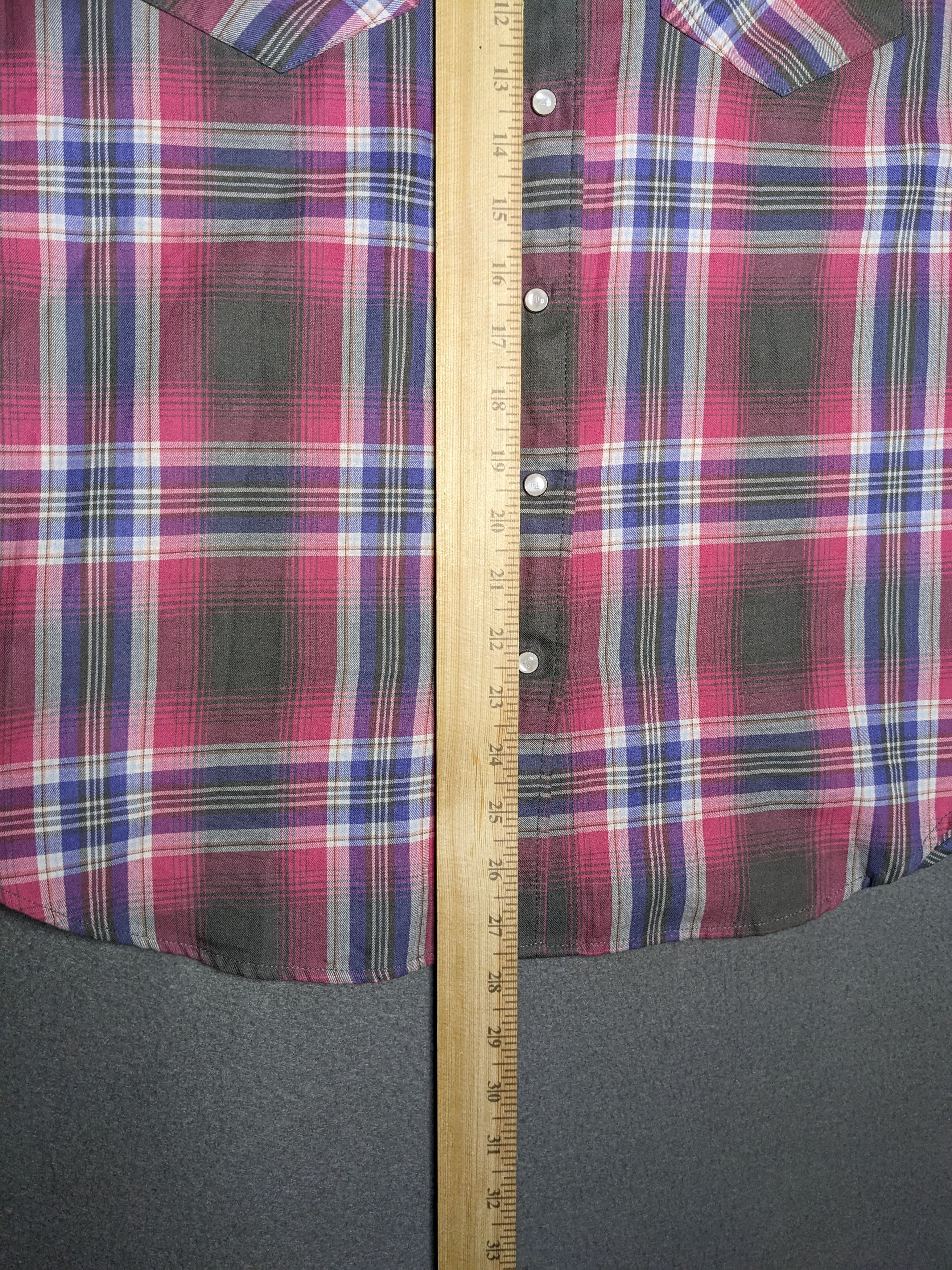 Lauren Ralph Lauren Ralph Lauren Plaid Pearl Snap Shirt Woman Large Pink Western Size L / US 10 / IT 46 - 14 Thumbnail