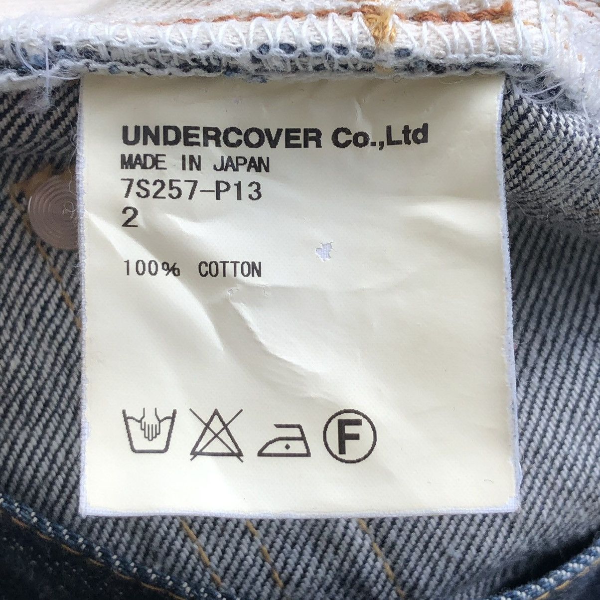 Japanese Brand × Jun Takahashi × Undercover Custom Undercoverism denim inspired by hagi denim Size US 31 - 11 Thumbnail