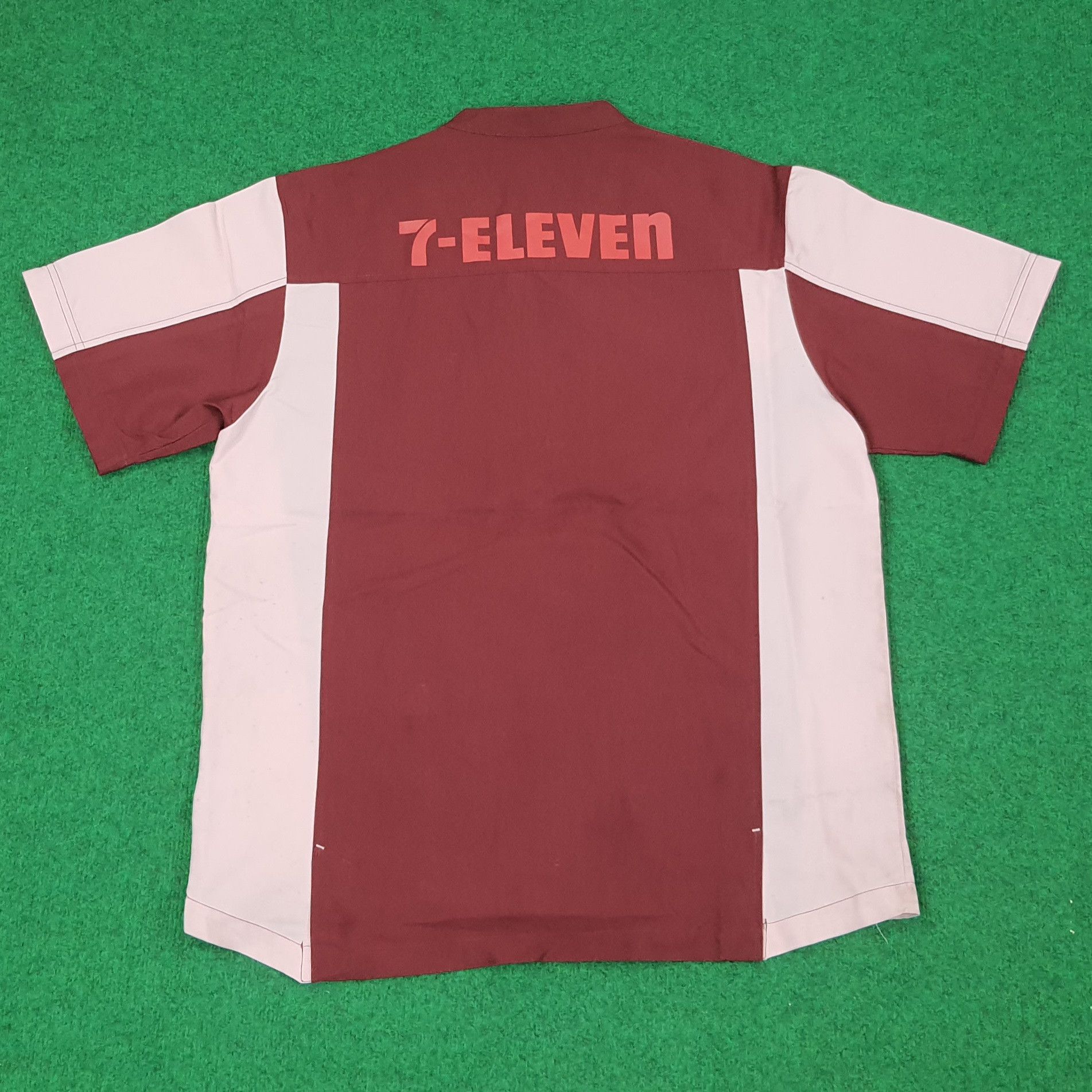 Japanese Brand Vintage 7 Eleven Workwear Japan Staff Uniform Jacket C239N31 Size US L / EU 52-54 / 3 - 3 Thumbnail
