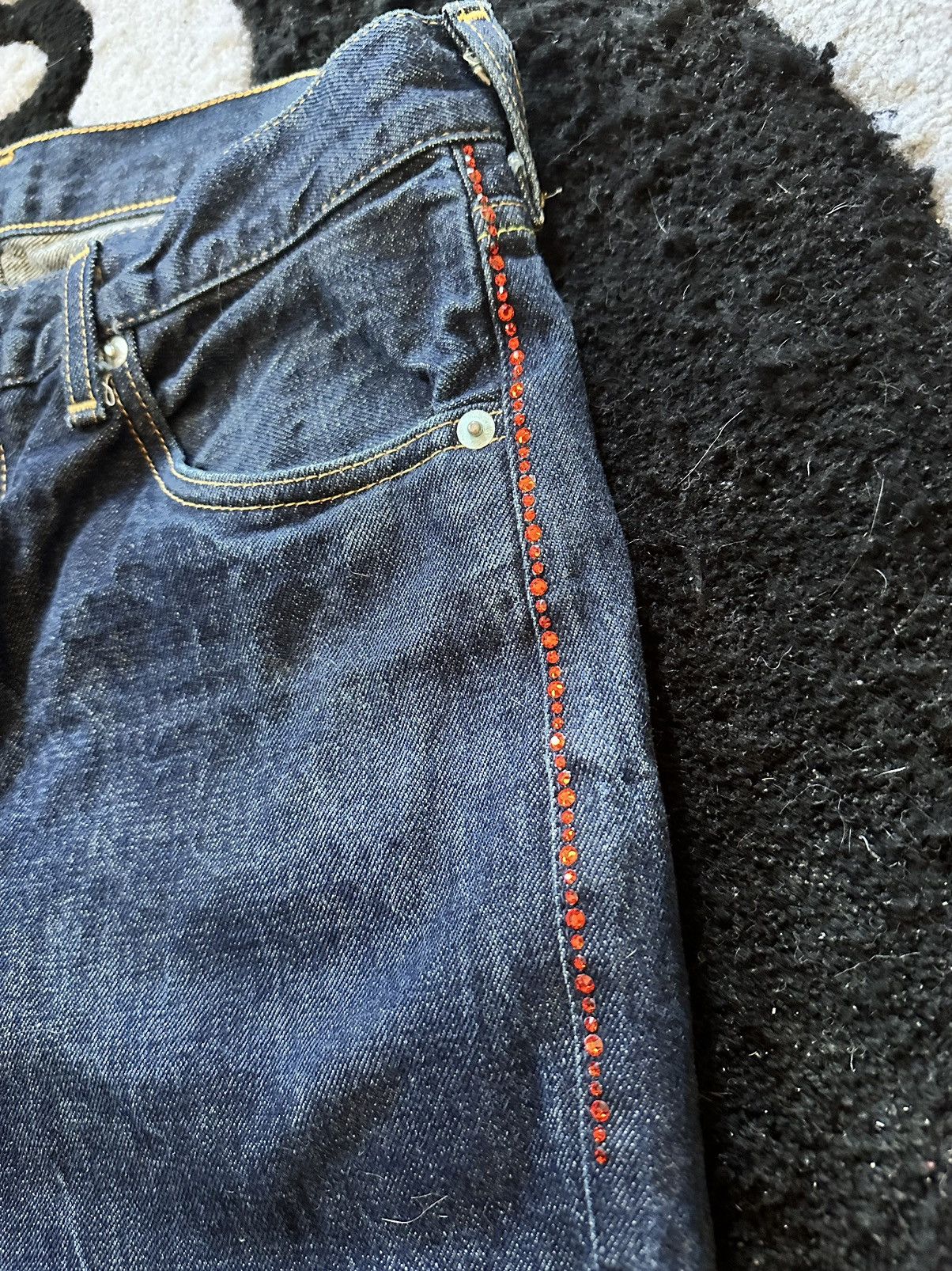 Fragment Design × Levi's Levis x Fragment Design- FM505- Fenom Swarovski Denim Shorts Size US 32 / EU 48 - 8 Thumbnail