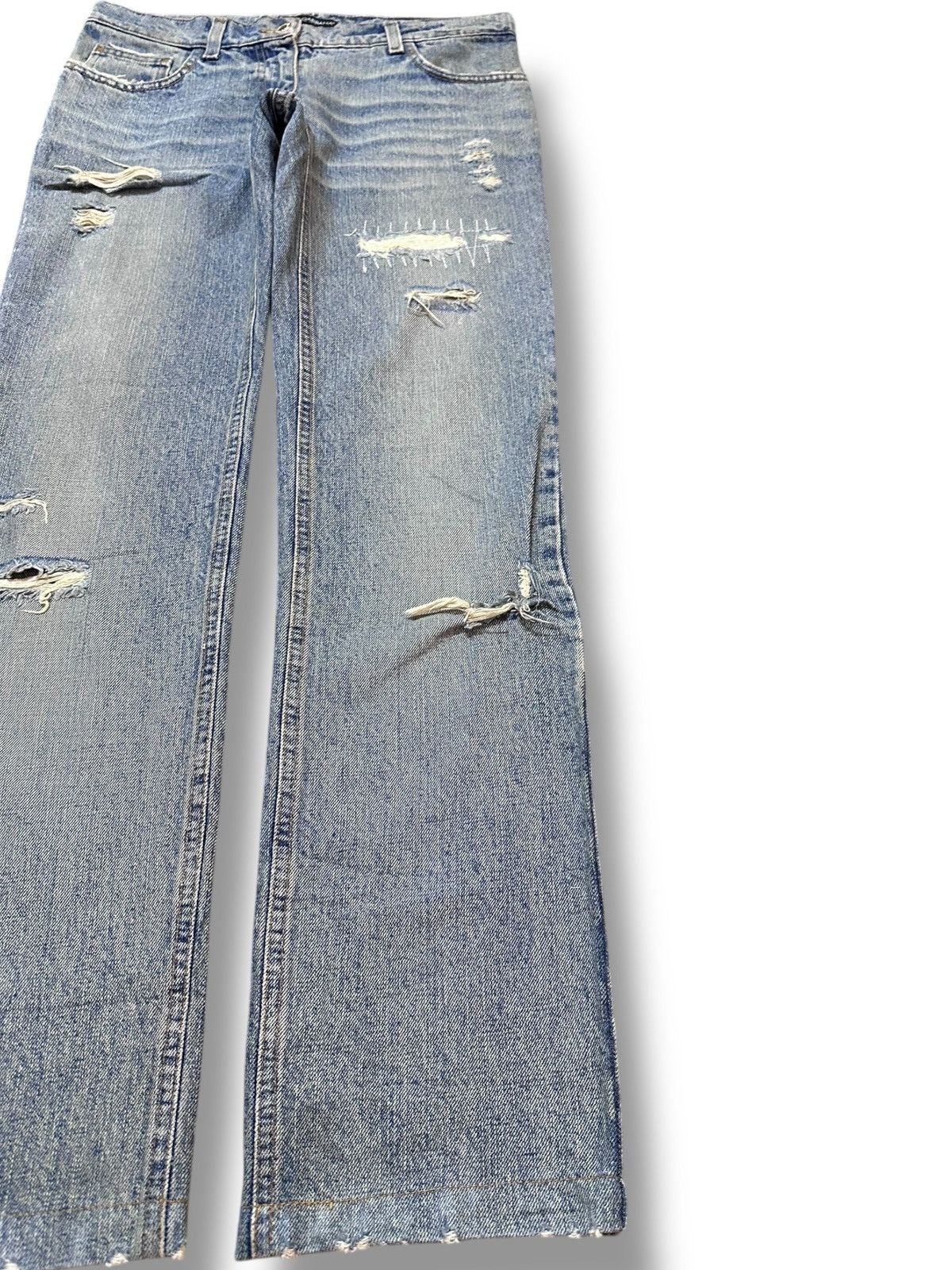 Dolce & Gabbana Vintage Dolce&Gabbana For Lefty People Distressed Denim Size US 30 / EU 46 - 4 Thumbnail
