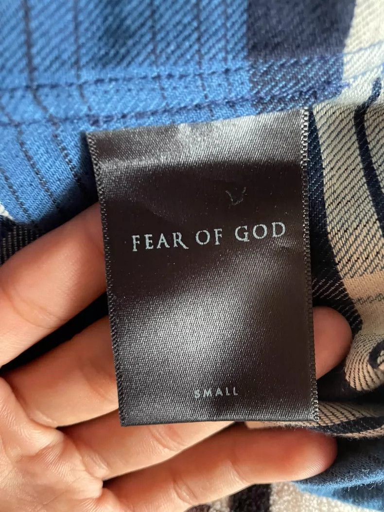 Fear of God Fear of God Plaid blue shirt Size US S / EU 44-46 / 1 - 4 Thumbnail
